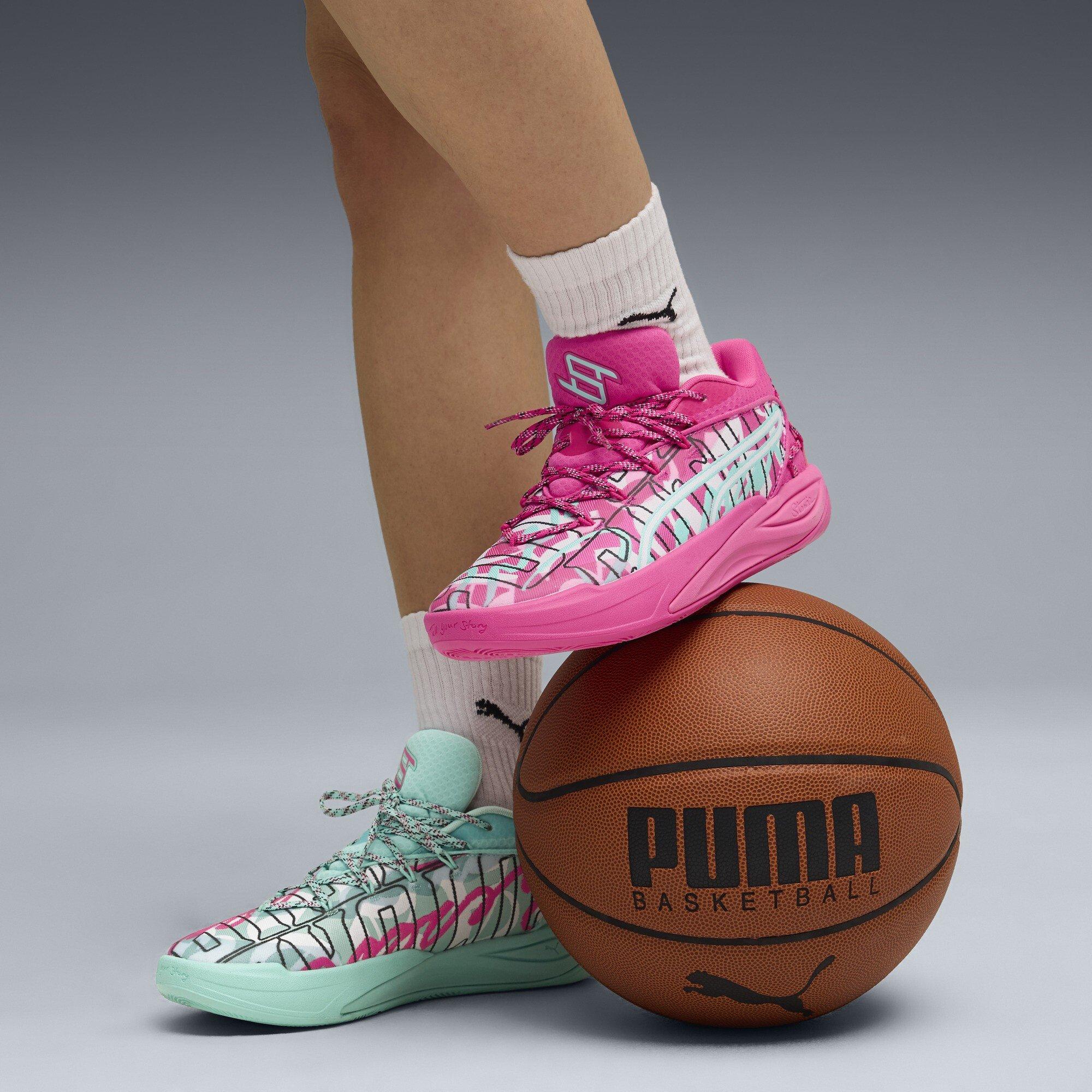 Peppermin - Puma - Women's Stewie 4 Timeless Basketball Trainers - 3
