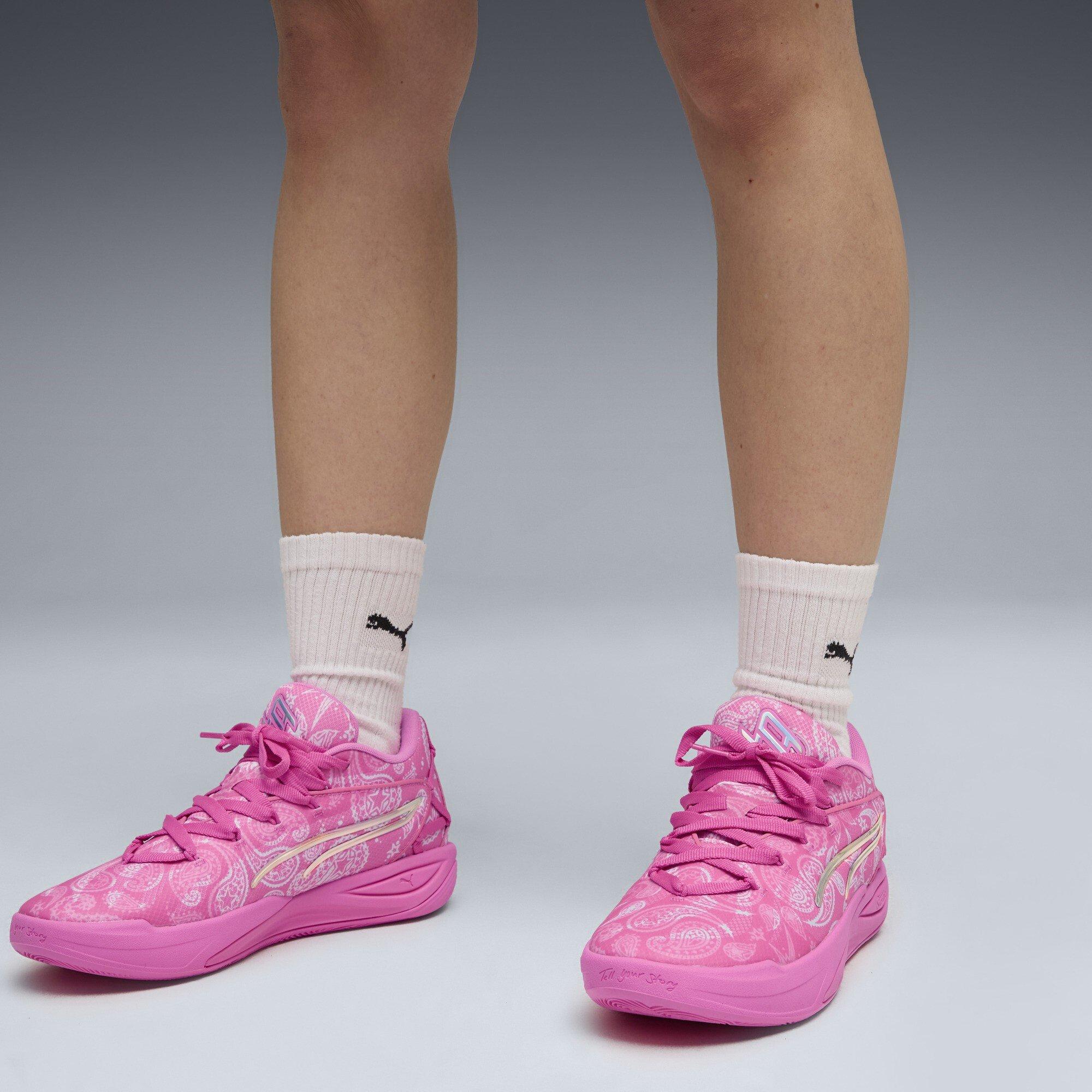 Pinkpixel-White - Puma - Women's Stewie 4 St4Rz Basketball Trainers - 3