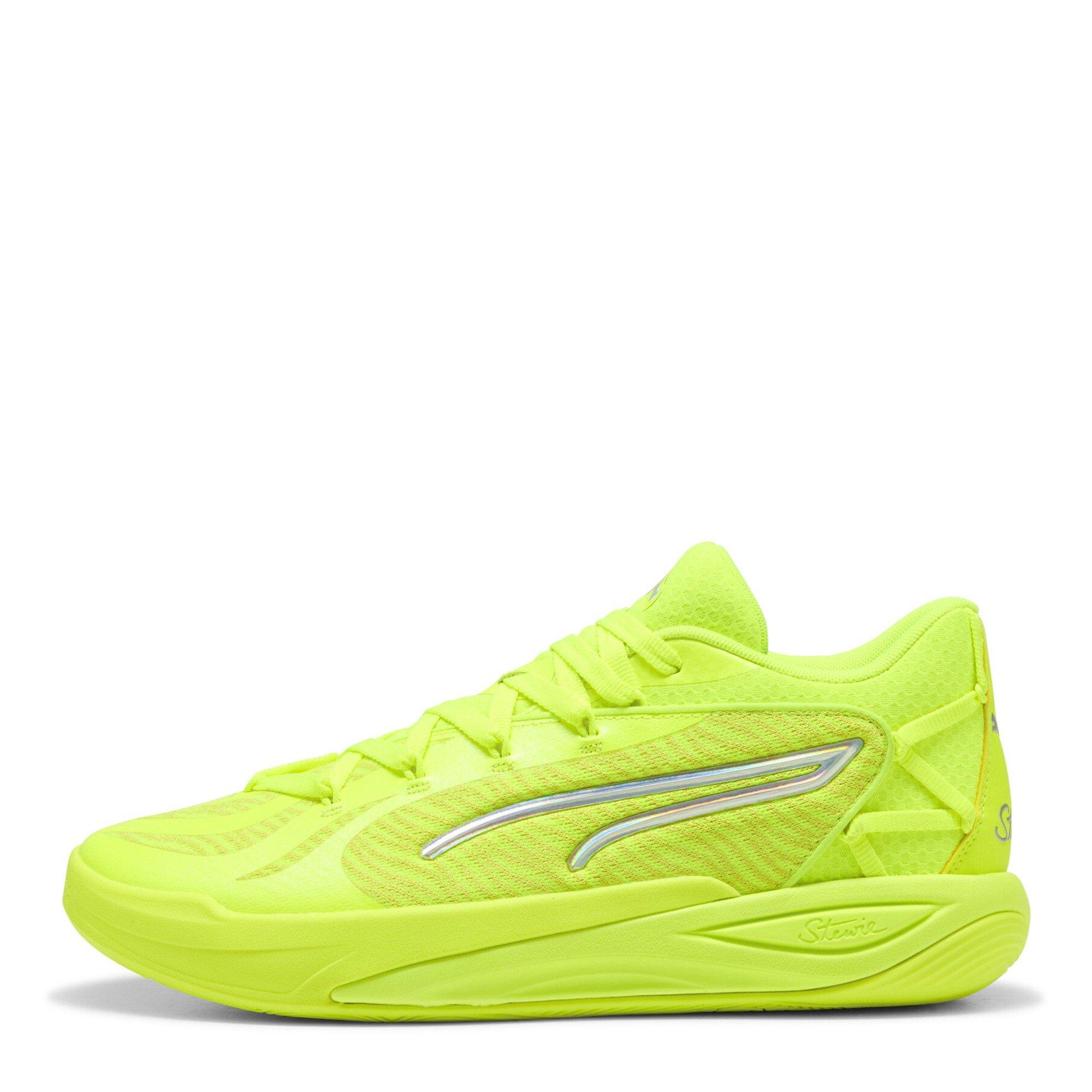 Lime Squeeze - Puma - Women's Stewie 4 Flawless Basketball Trainers - 2