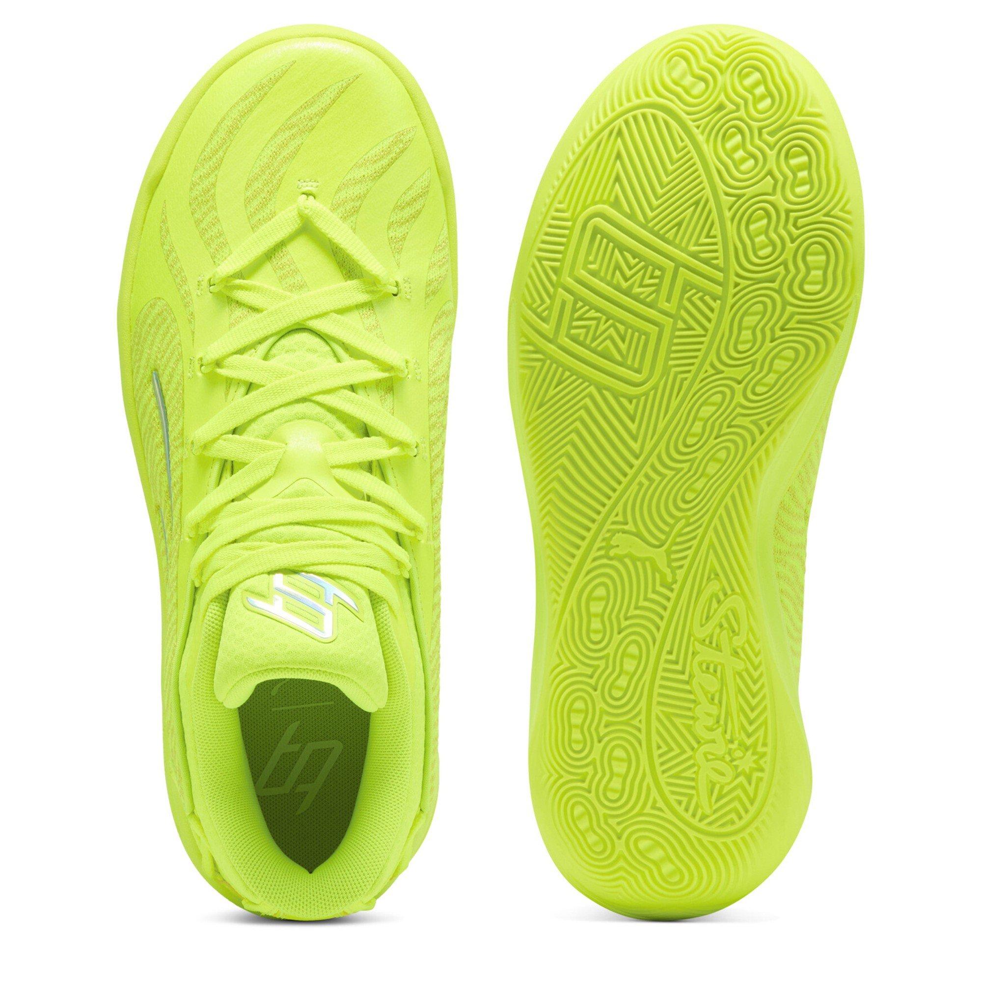 Lime Squeeze - Puma - Women's Stewie 4 Flawless Basketball Trainers - 4