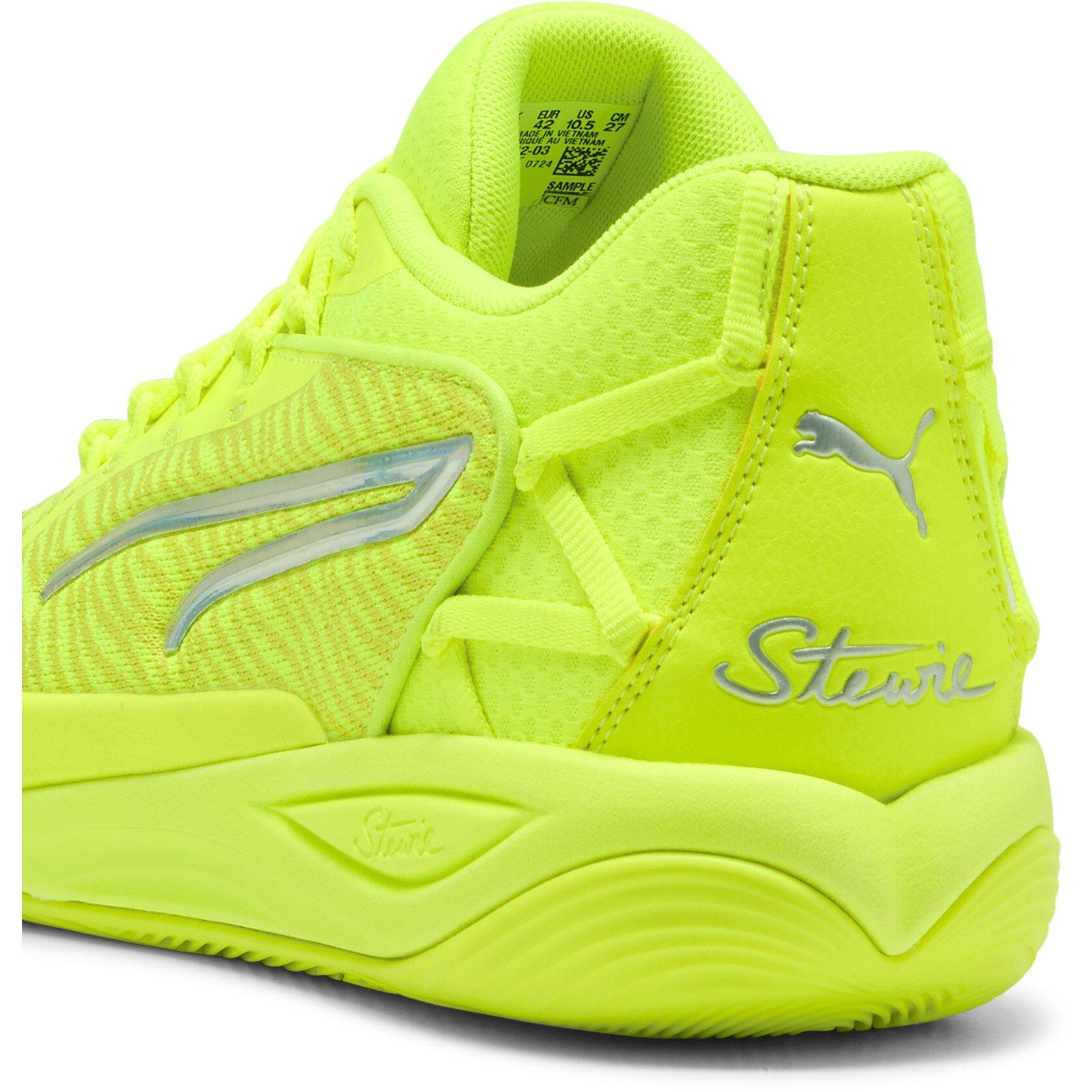 Lime Squeeze - Puma - Women's Stewie 4 Flawless Basketball Trainers - 6