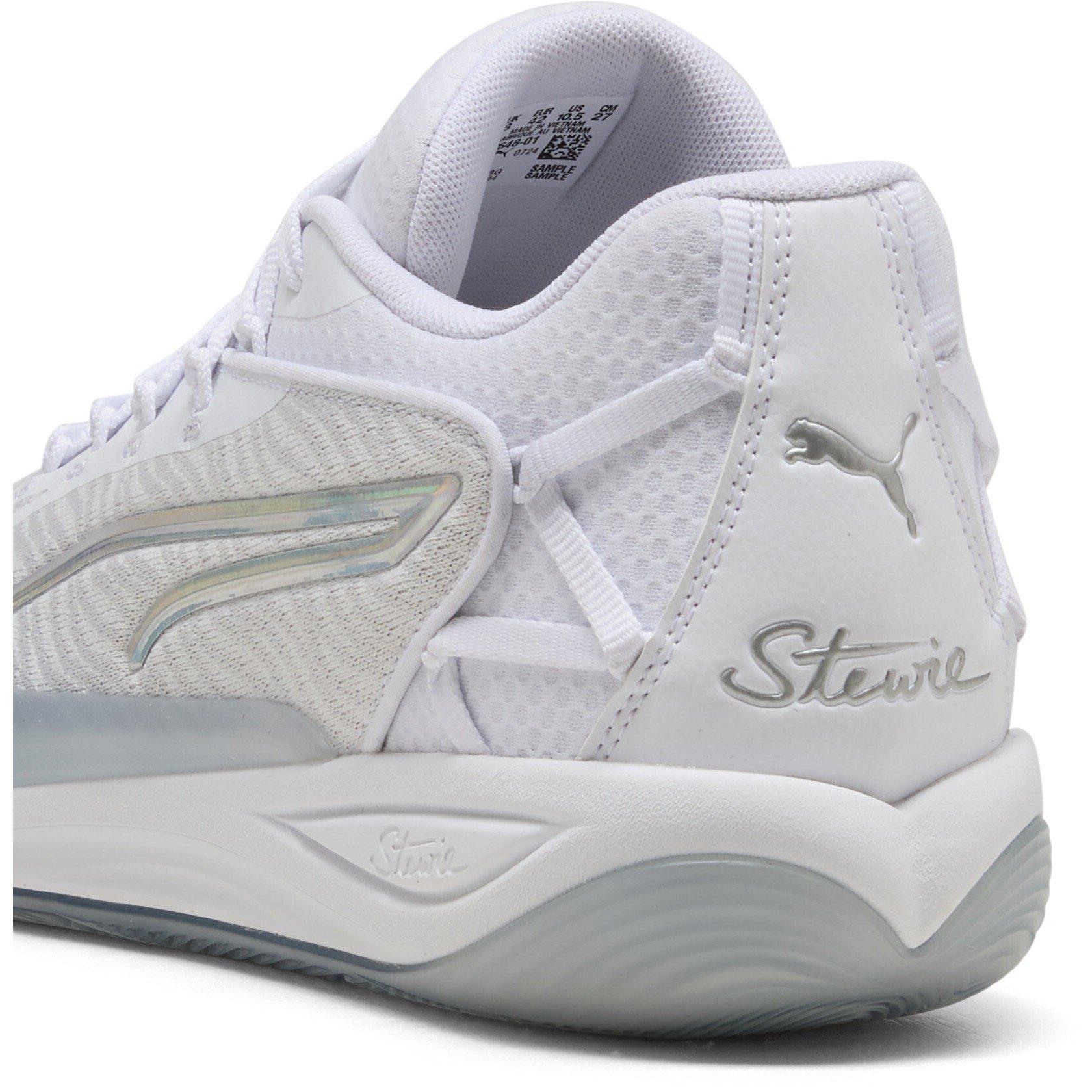 Puma Blanco - Puma - Women's Stewie 4 Basketball Trainers - 6