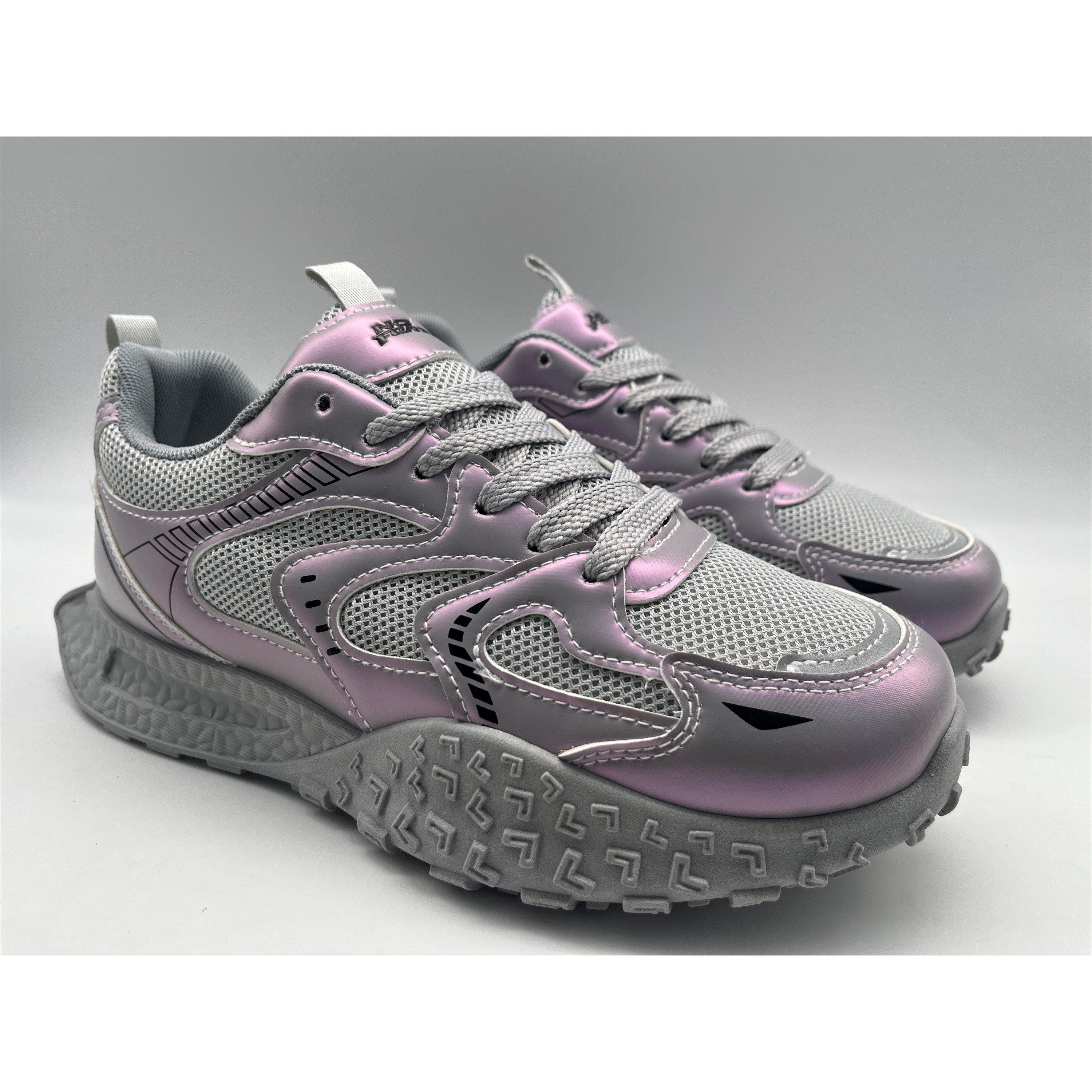 Grey - No Fear - NoFear Stratos-X1 Womens Runners - 3