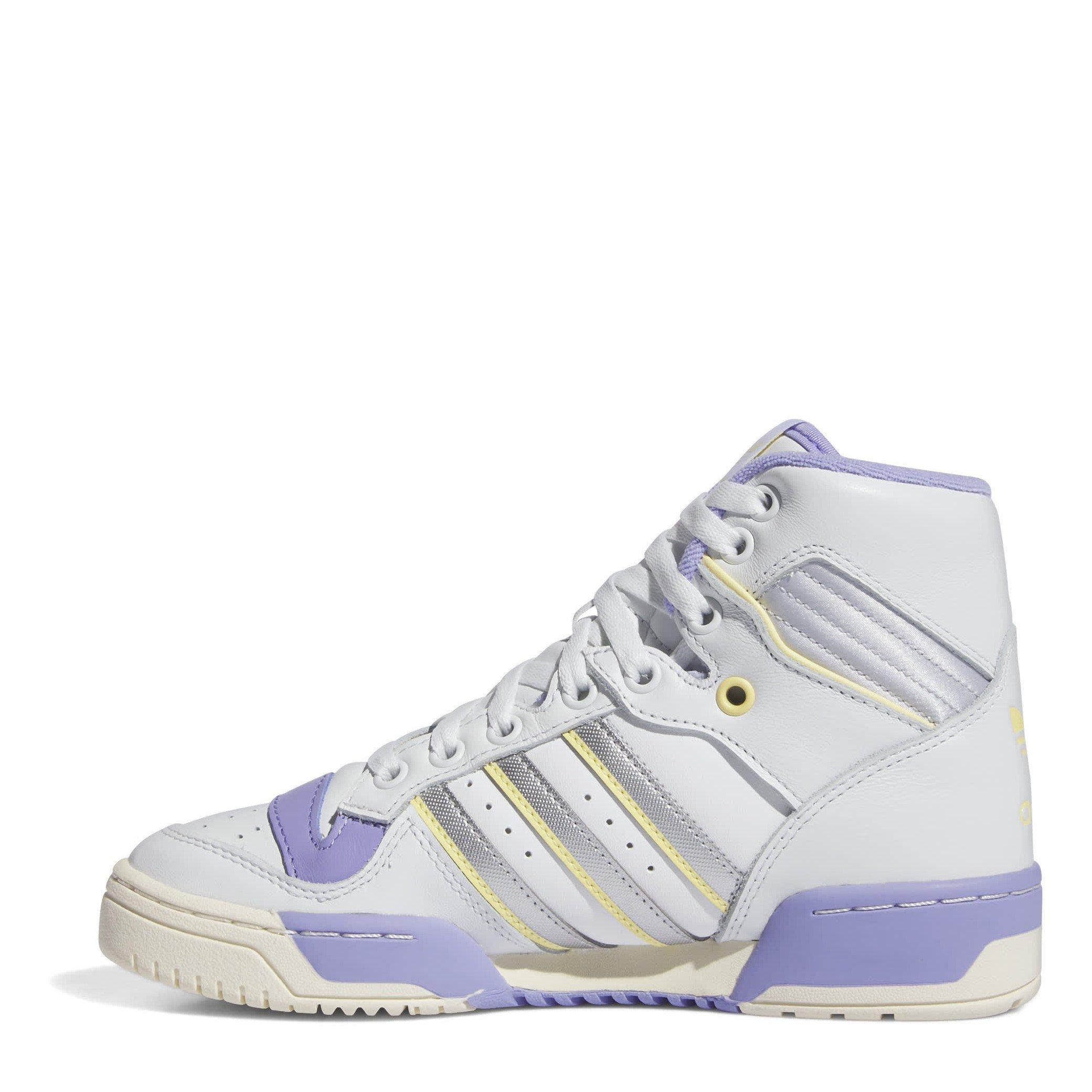 Branco - adidas - Rivalry High Basketball Trainers - 2