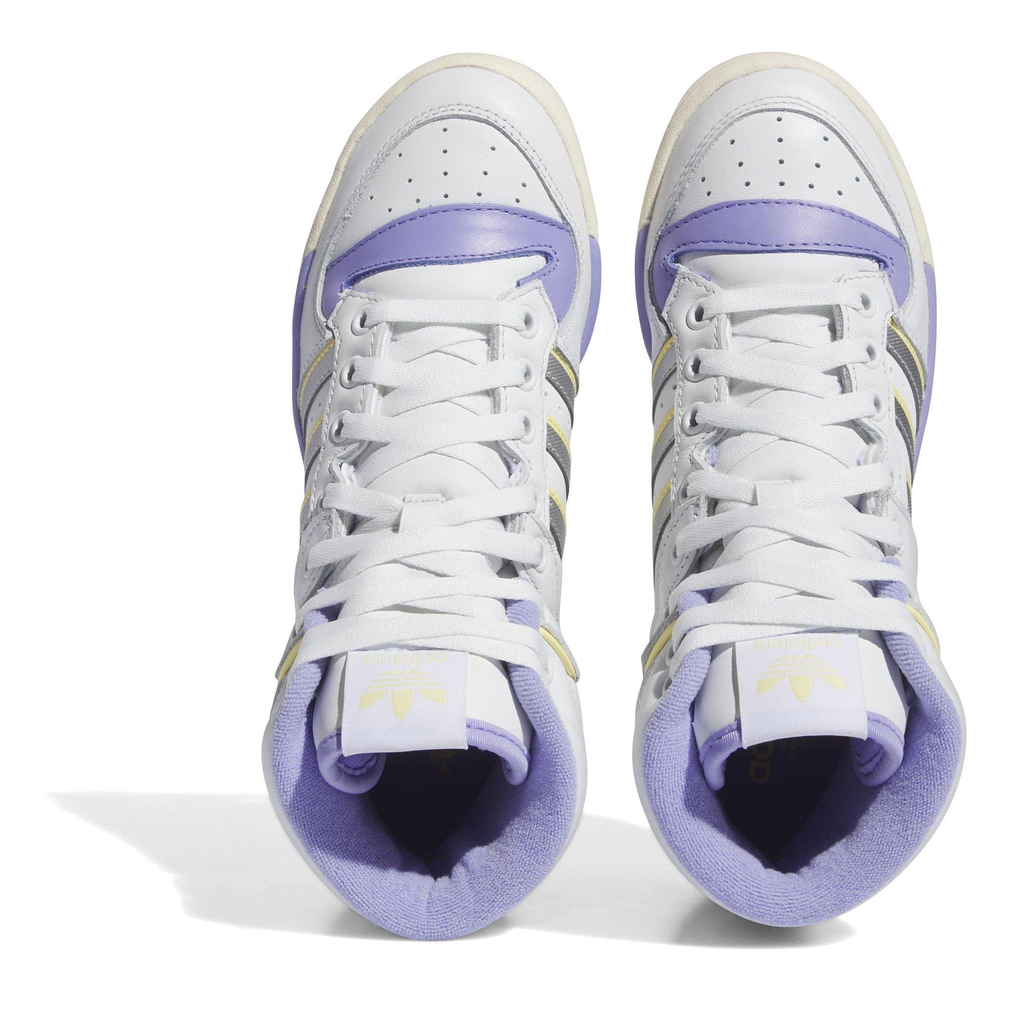 Branco - adidas - Rivalry High Basketball Trainers - 5