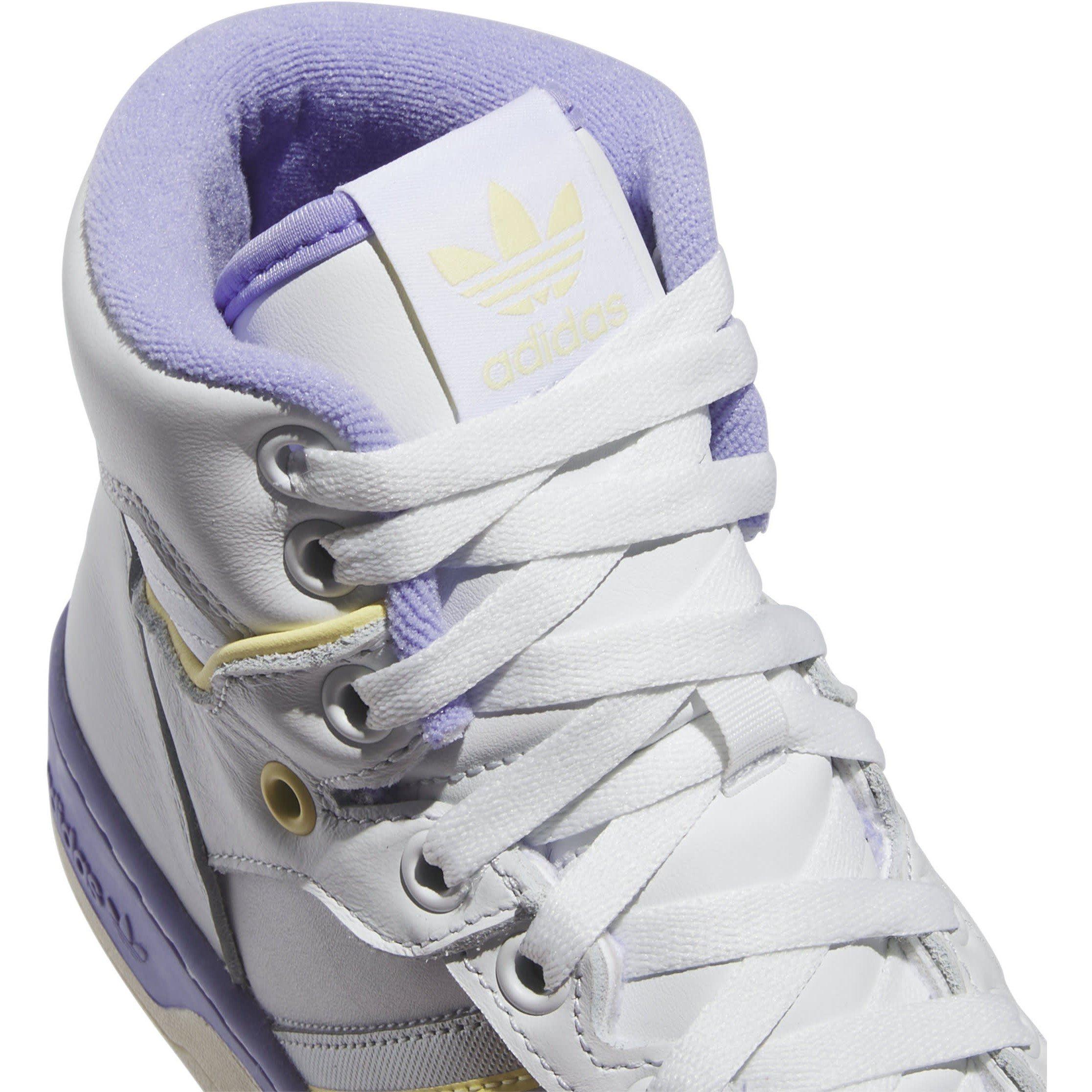 Branco - adidas - Rivalry High Basketball Trainers - 7