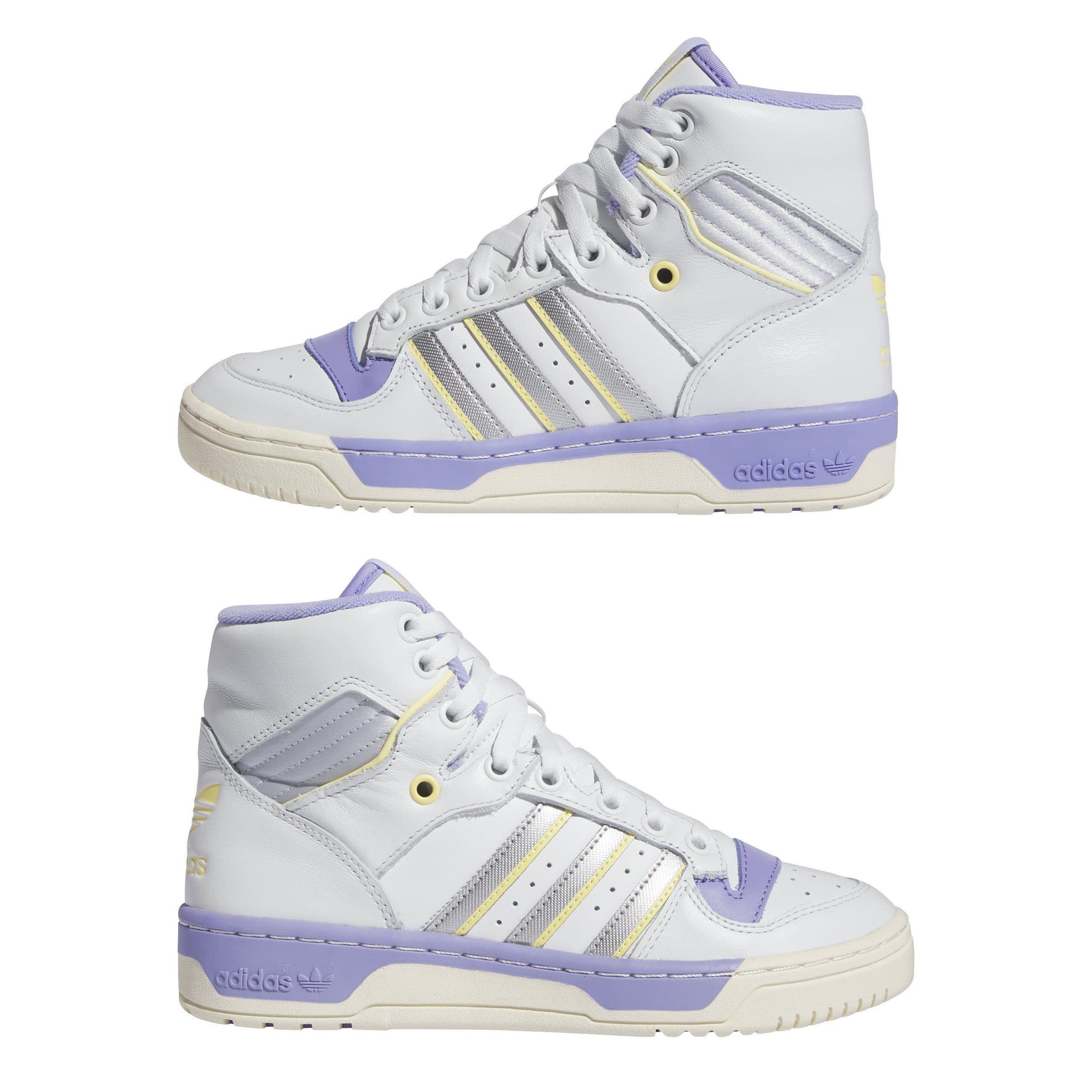 Branco - adidas - Rivalry High Basketball Trainers - 9