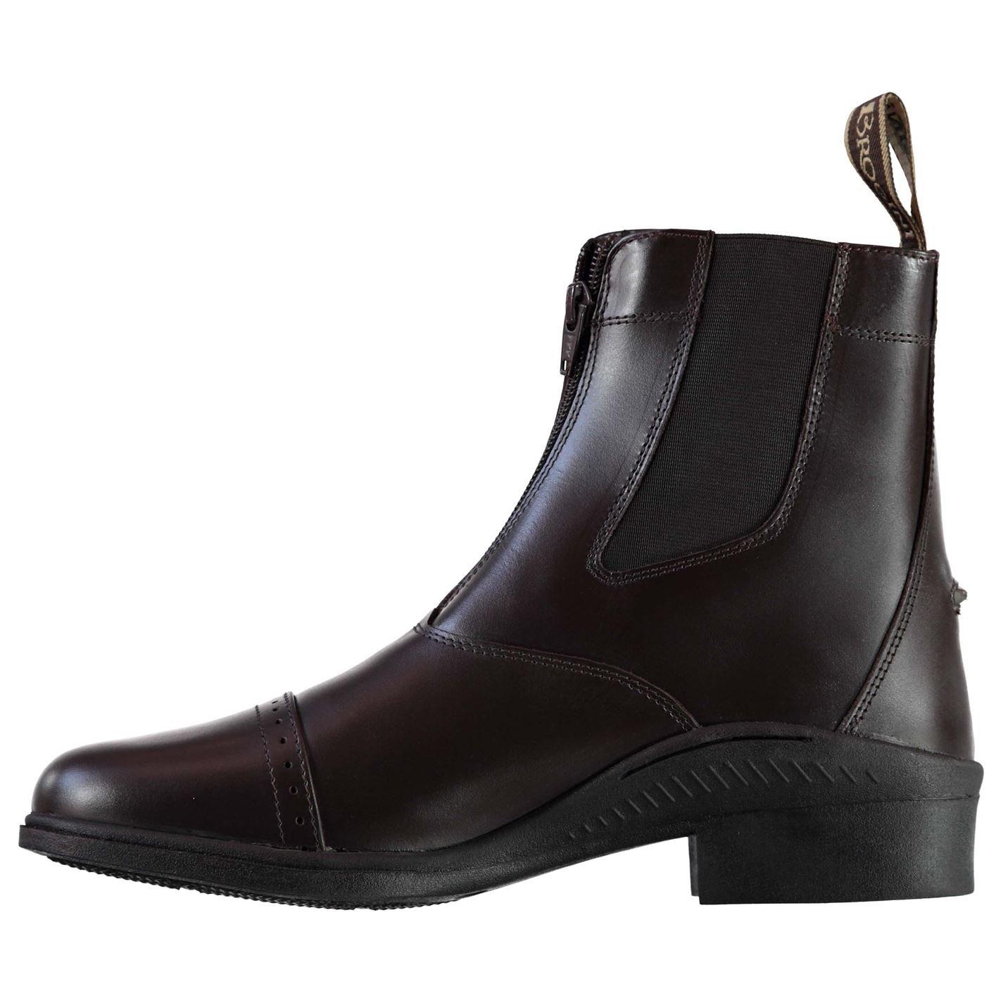 Brown - Brogini - Tivoli Zip Jodhpur Boots - 3