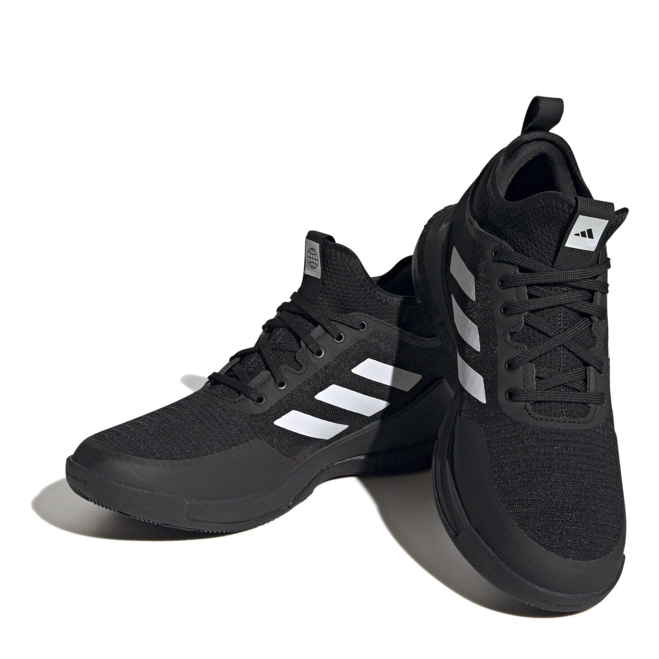 Zwart/Wit - adidas - Crazyflight Mid Indoor Court Trainers - 3