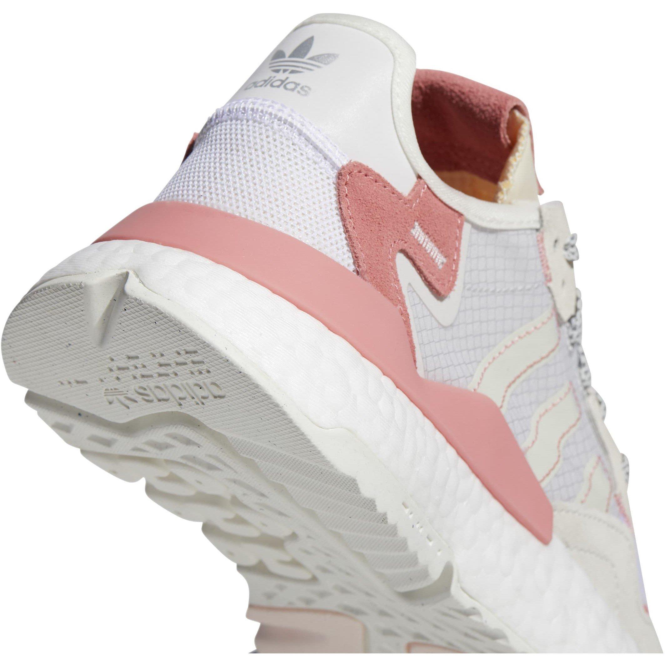 Blanc/Rose - adidas Originals - Nite Jogger Shoes Womens - 9