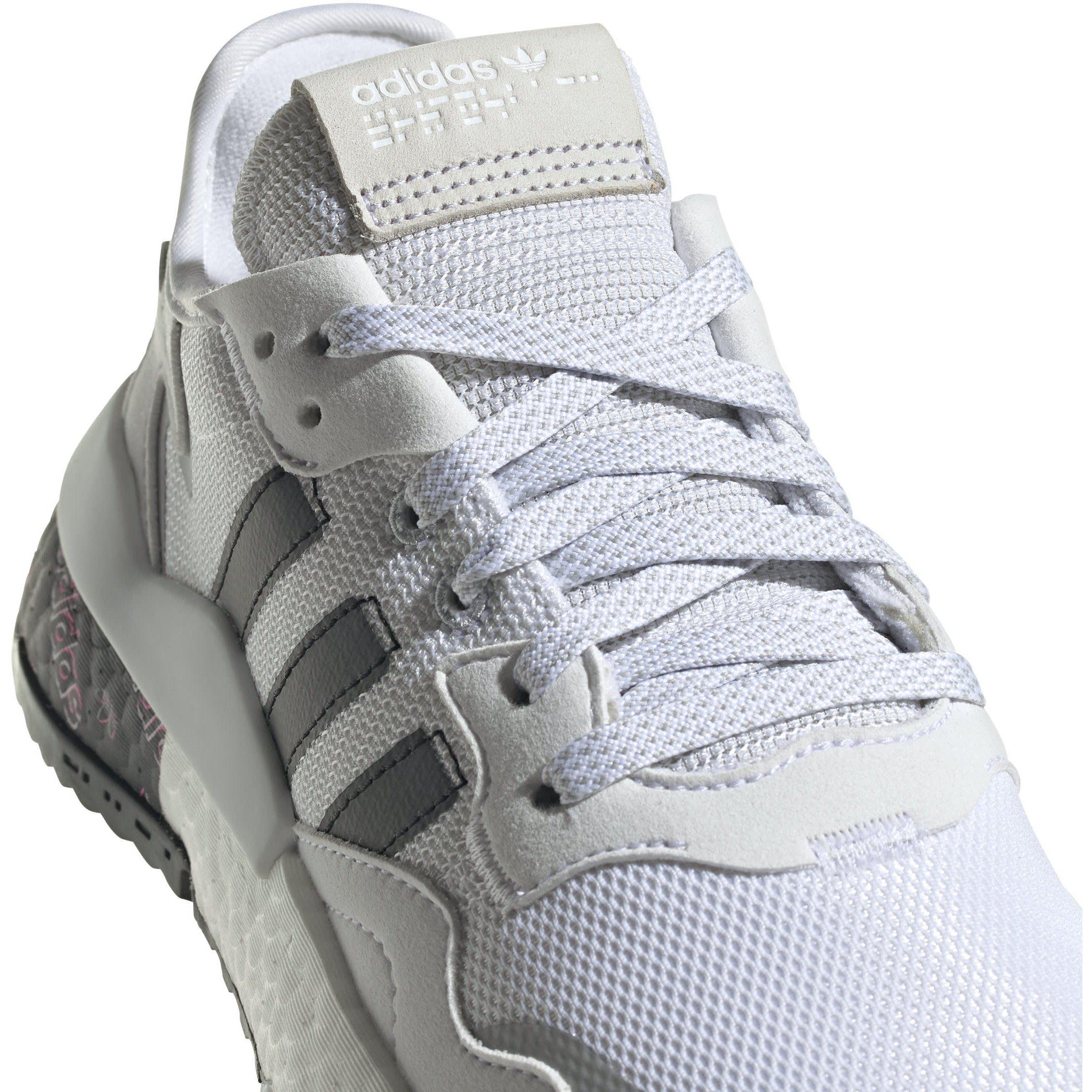 Wht/Blk/Grey - adidas Originals - Nite Jogger Shoes Womens - 7