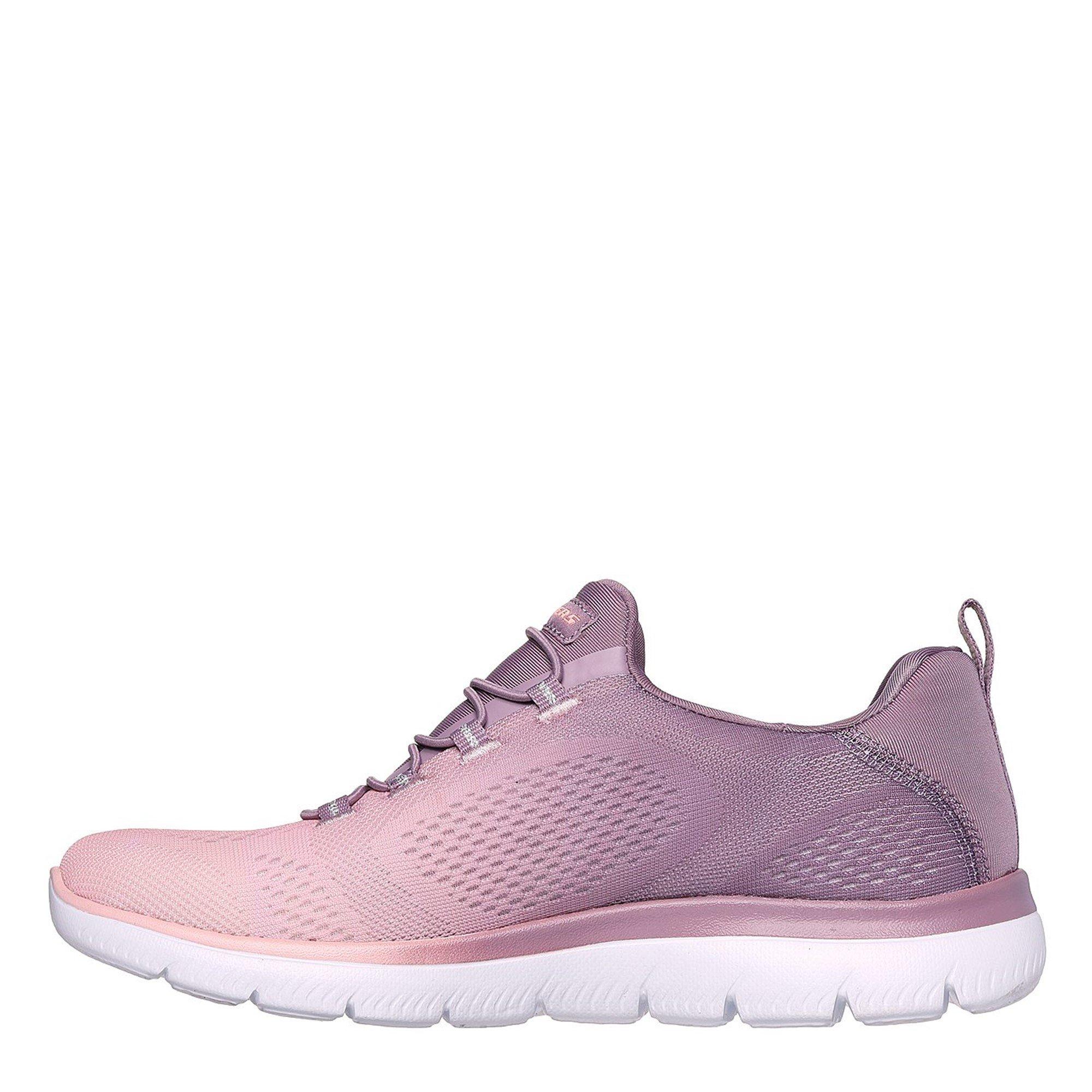 Light Mauve - Skechers - Sport Summits Womens Slip On Trainers - 2