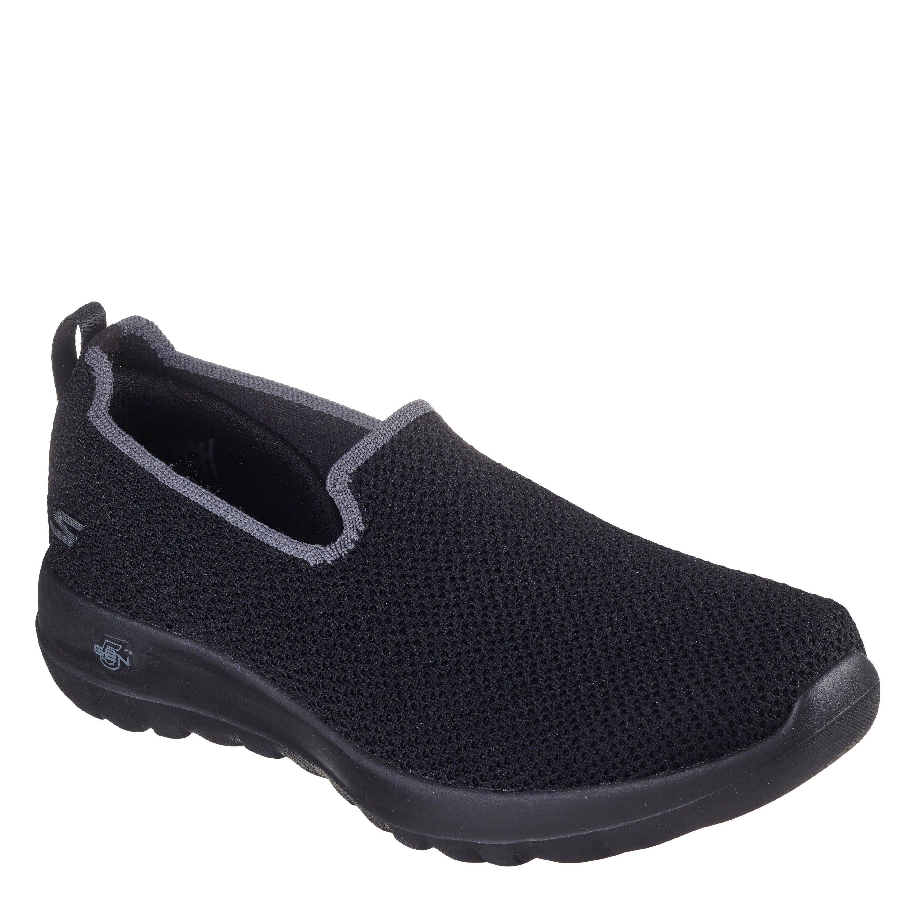 BLK/GRY - Skechers - GOwalk Joy Joselin Womens Shoes - 3