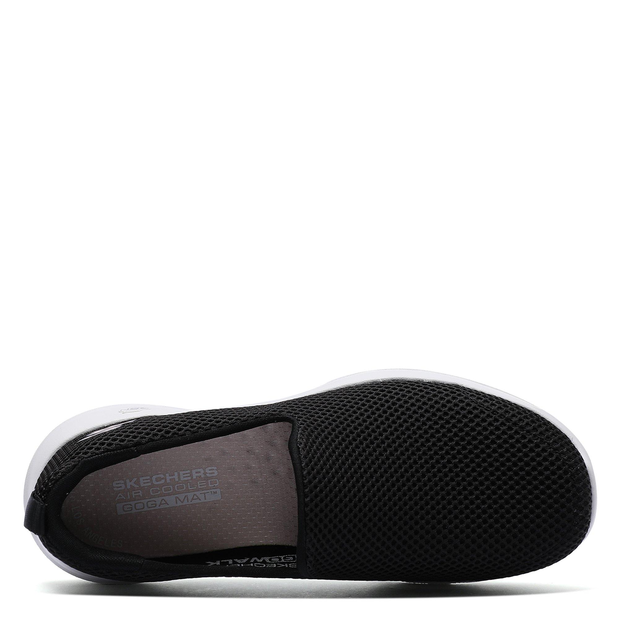 Black/White - Skechers - Go Walk Joy Womens Slip On Shoes - 3