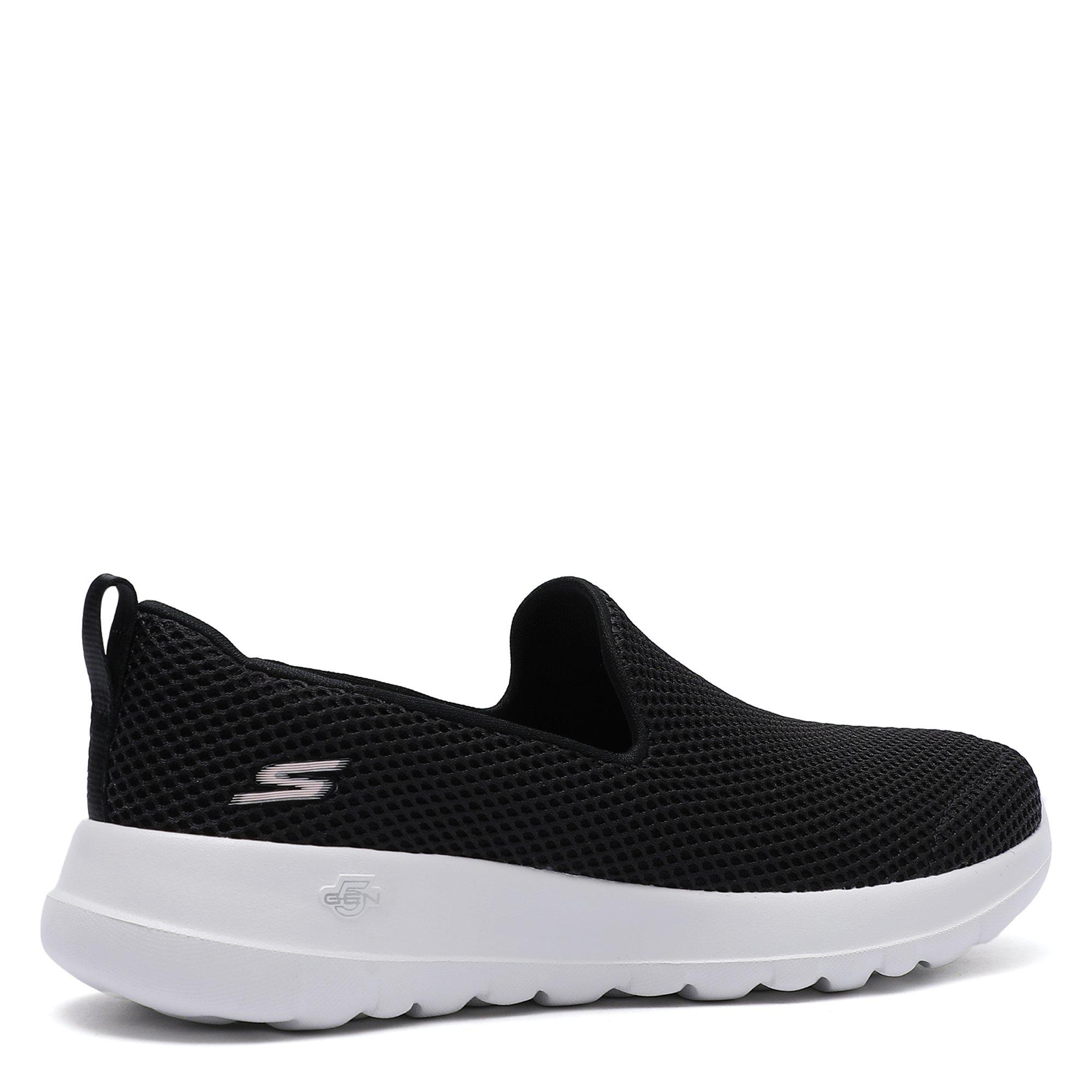 Black/White - Skechers - Go Walk Joy Womens Slip On Shoes - 6