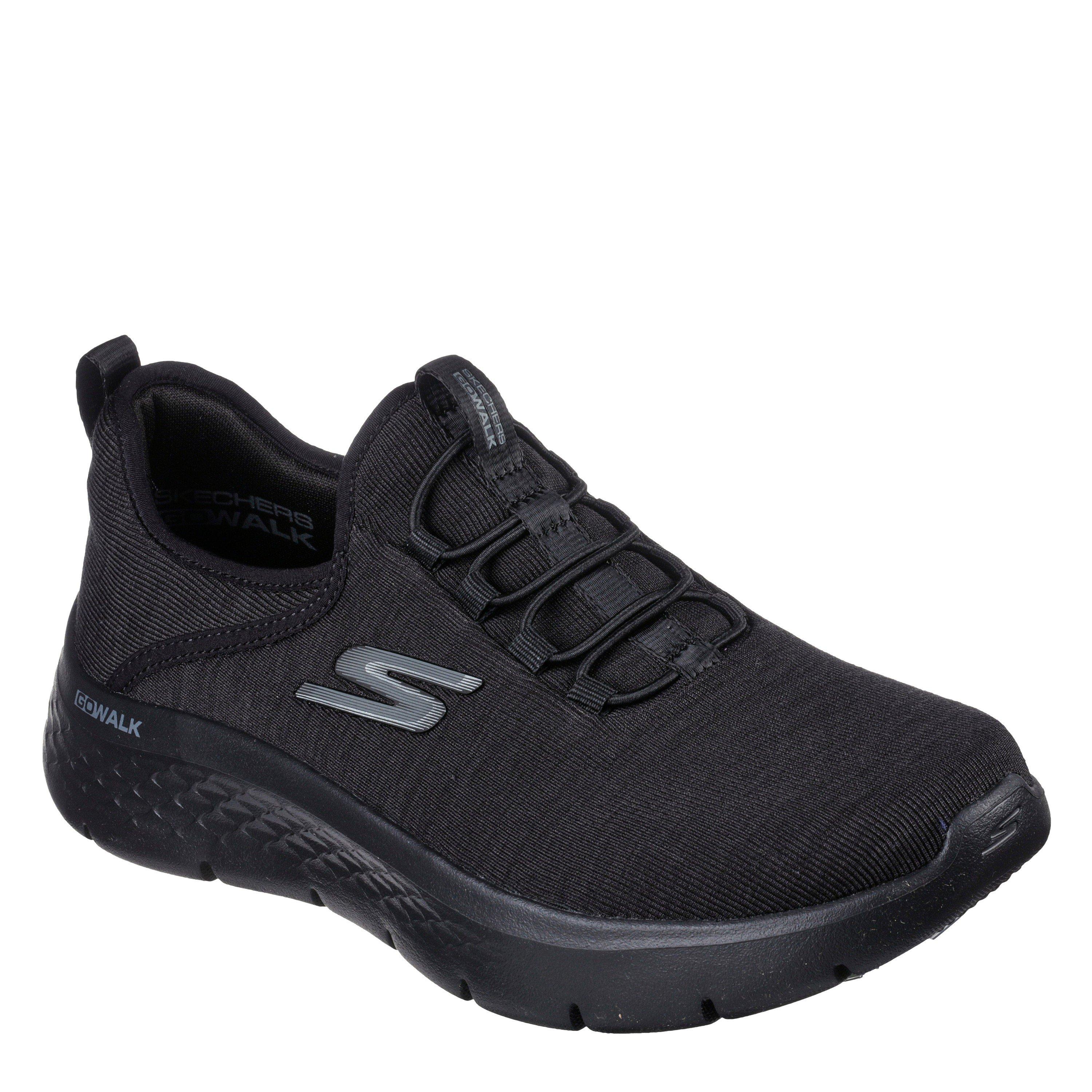 Black - Skechers - GOwalk Flex Lucy Womens Shoes - 3