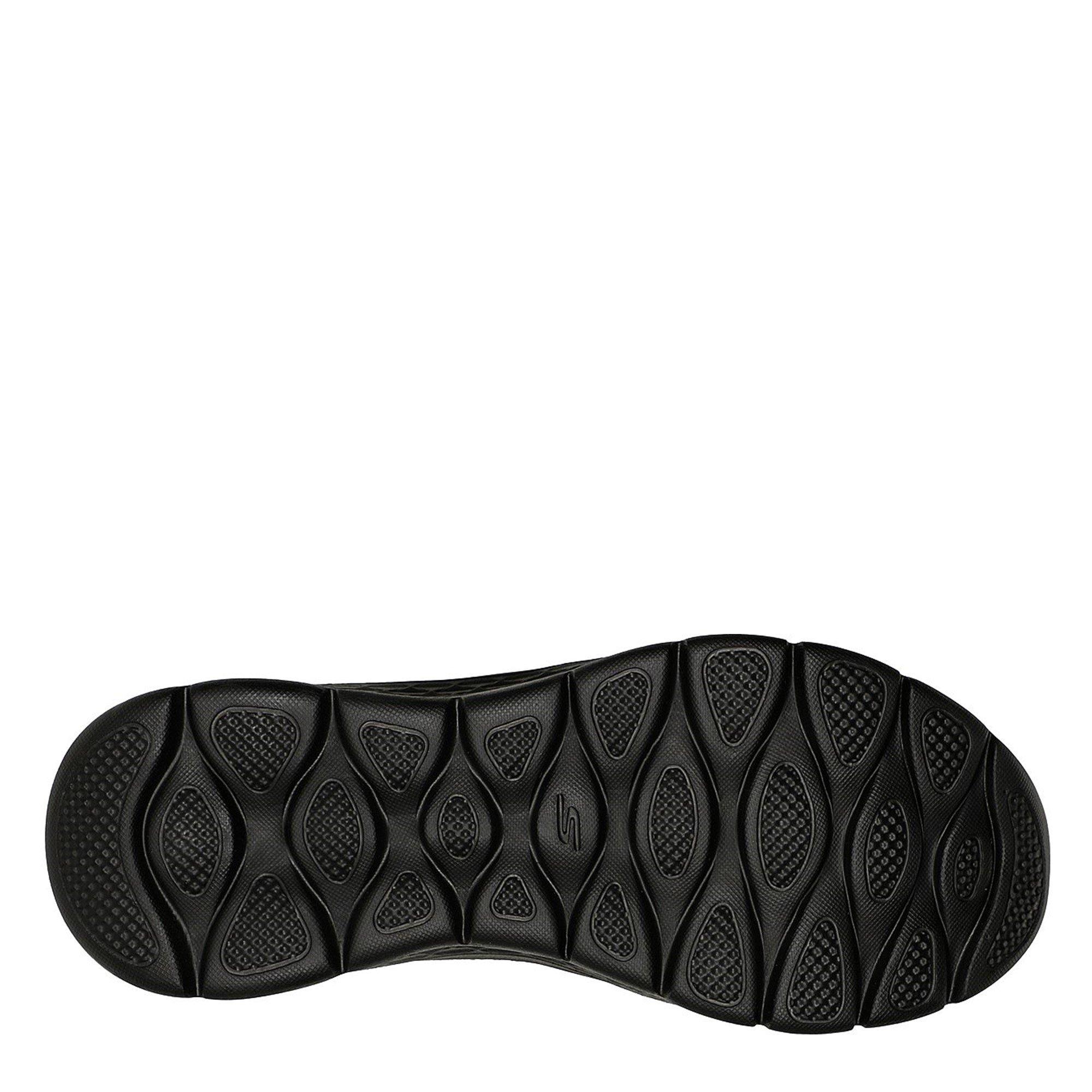 Black - Skechers - Go Walk Flex Womens Slip On Trainers - 3