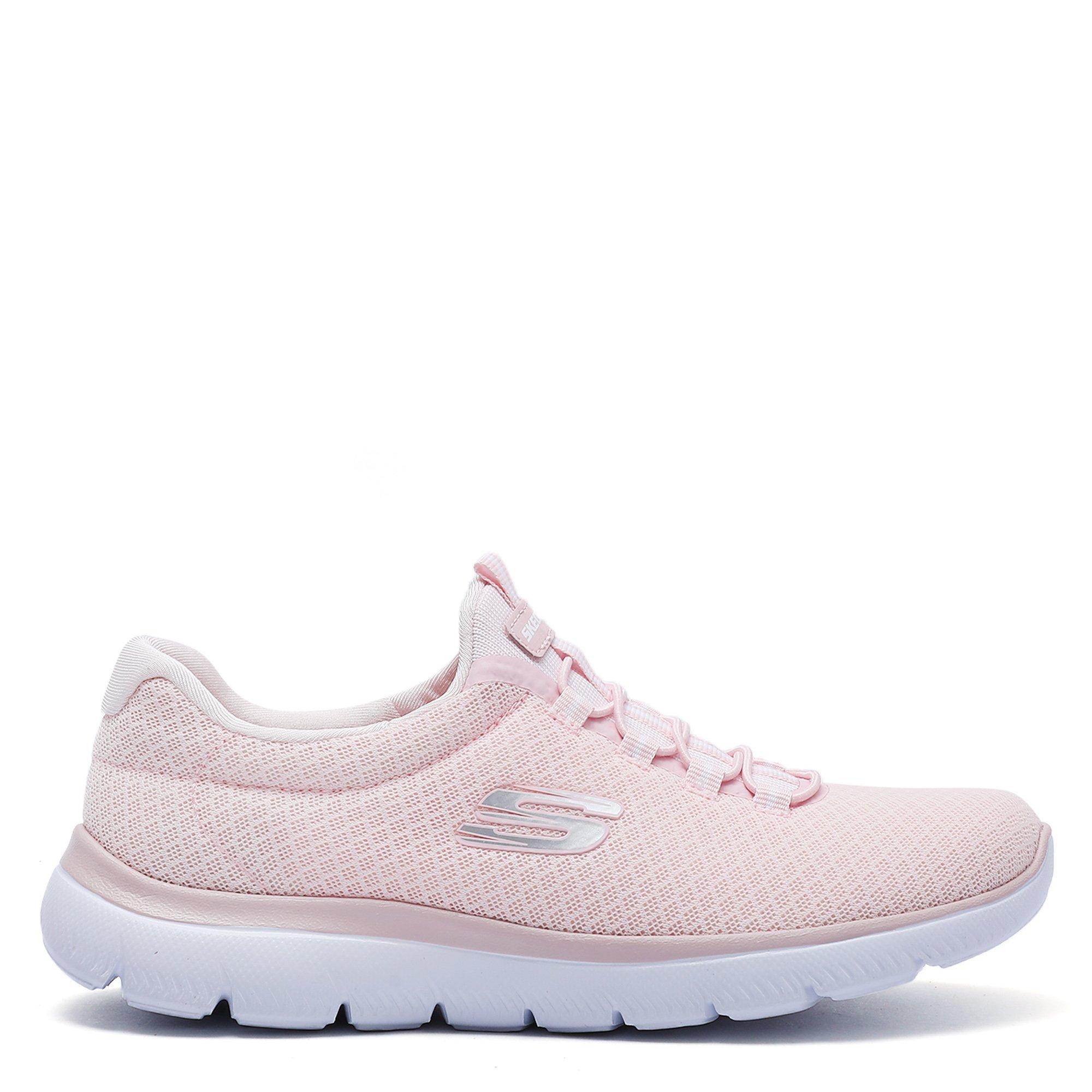 LIGHT PINK  - Skechers - Sport Summit Womens Slip On Trainers - 1