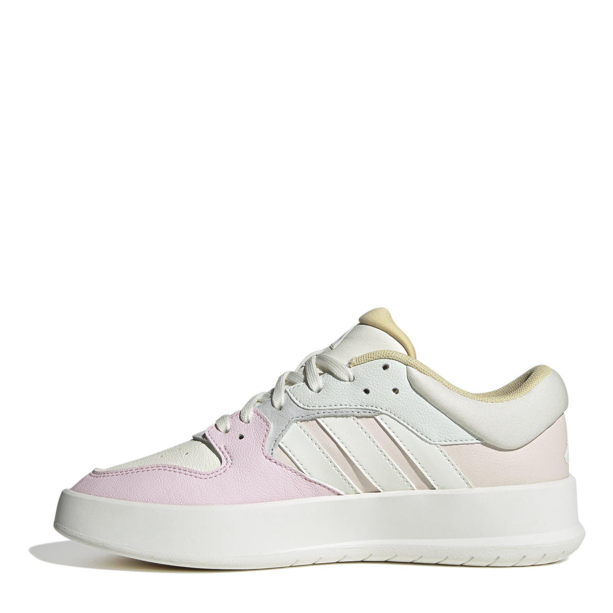 Pink/Wht/Jade - adidas - Court 24 Shoes Womens - 2