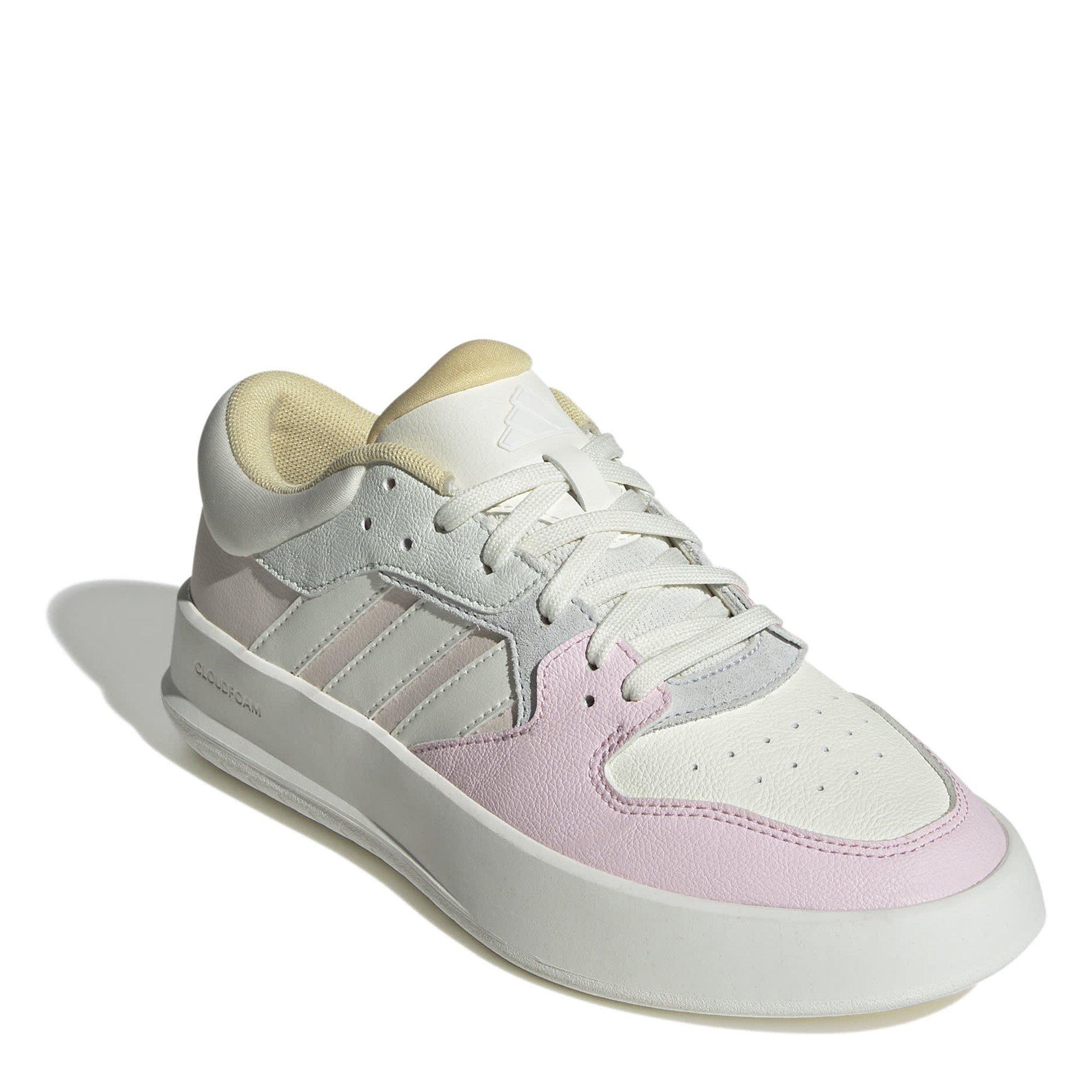 Pink/Wht/Jade - adidas - Court 24 Shoes Womens - 3