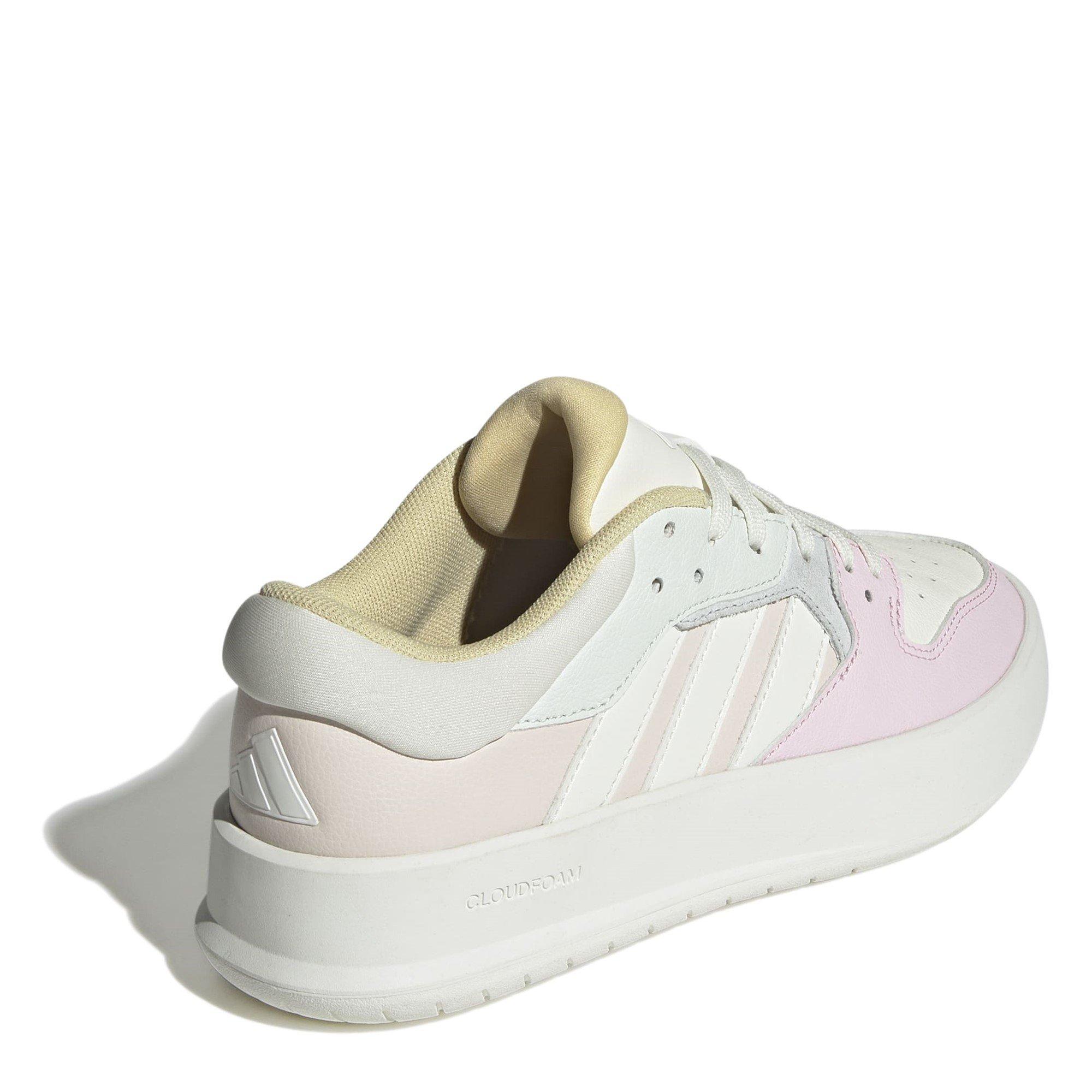 Pink/Wht/Jade - adidas - Court 24 Shoes Womens - 4