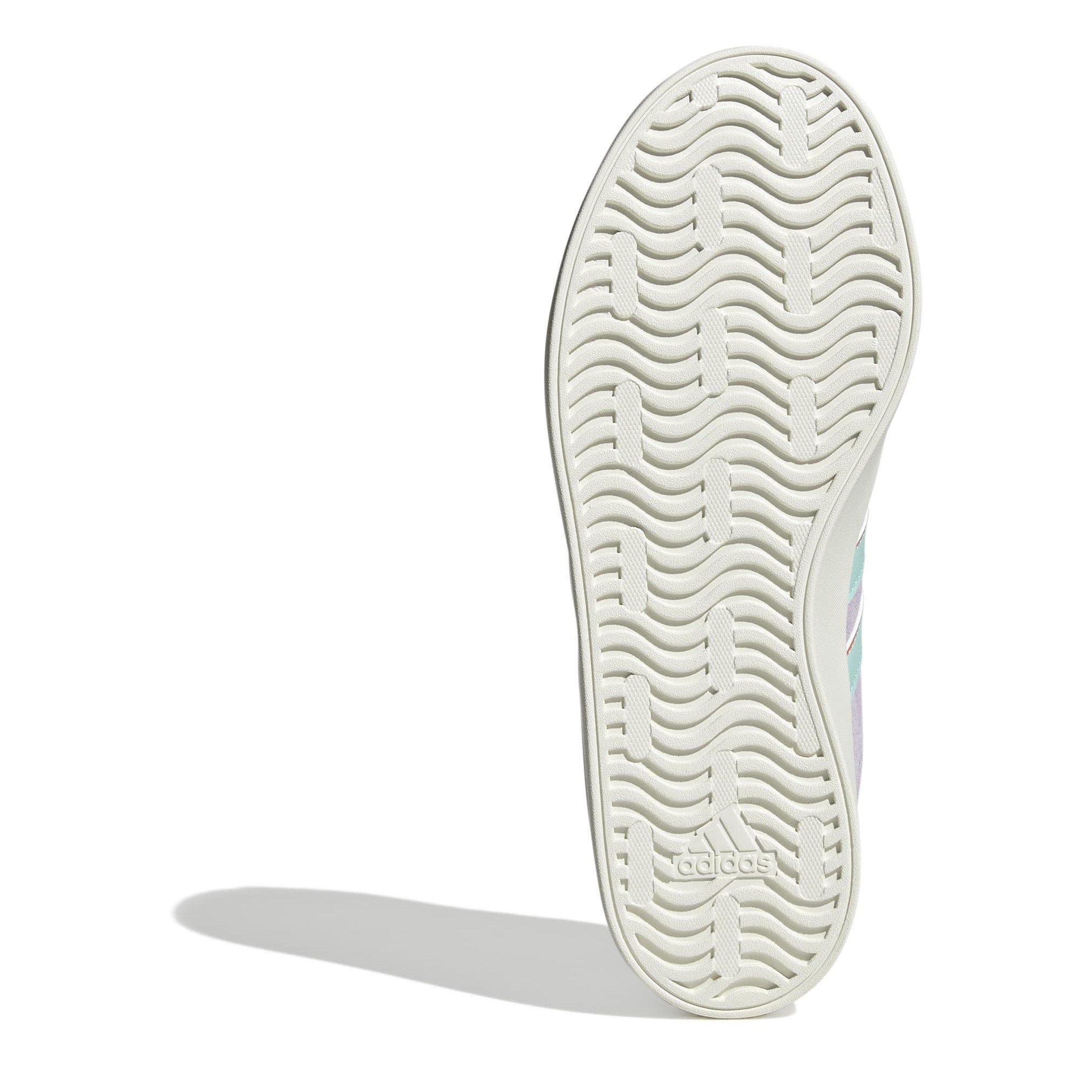 Laven/Aqua/Red - adidas - adidas VL Court 3.0 Womens Shoes - 6