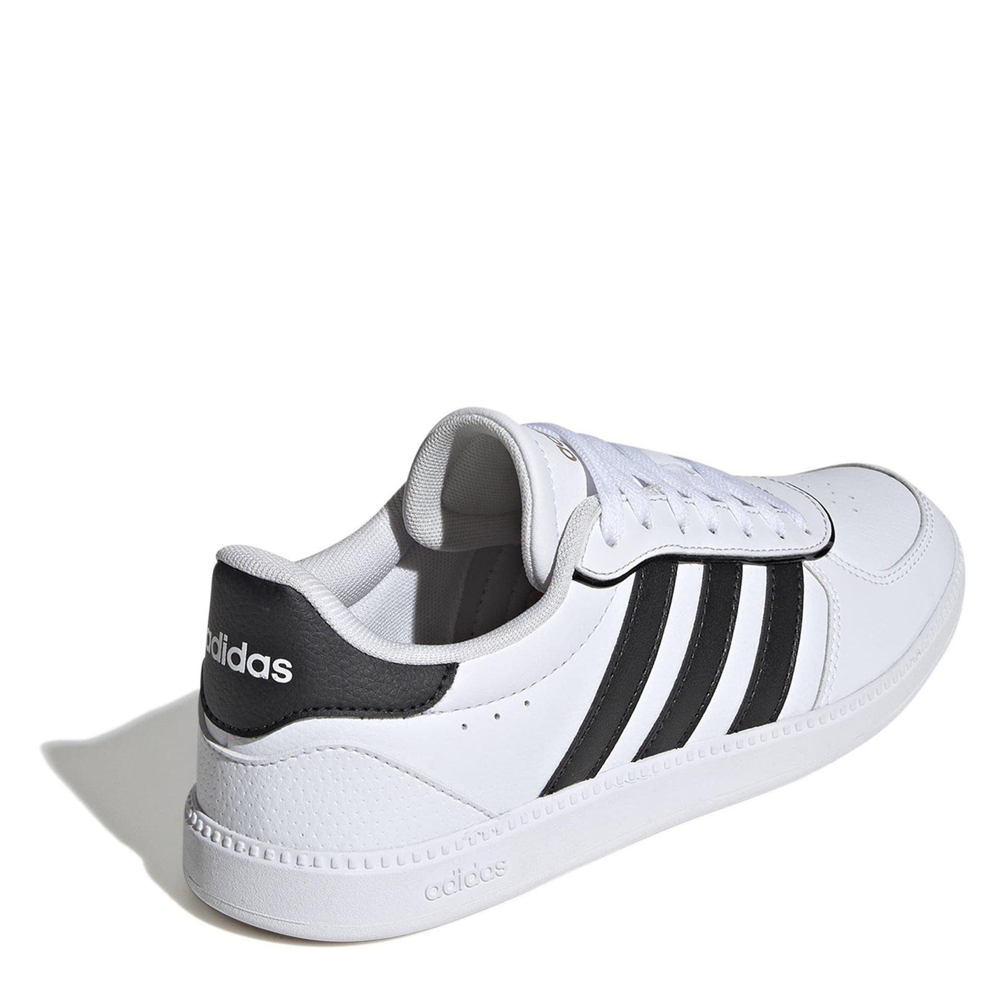 White/Blk/Gold - adidas - Breaknet Womens Shoes - 4
