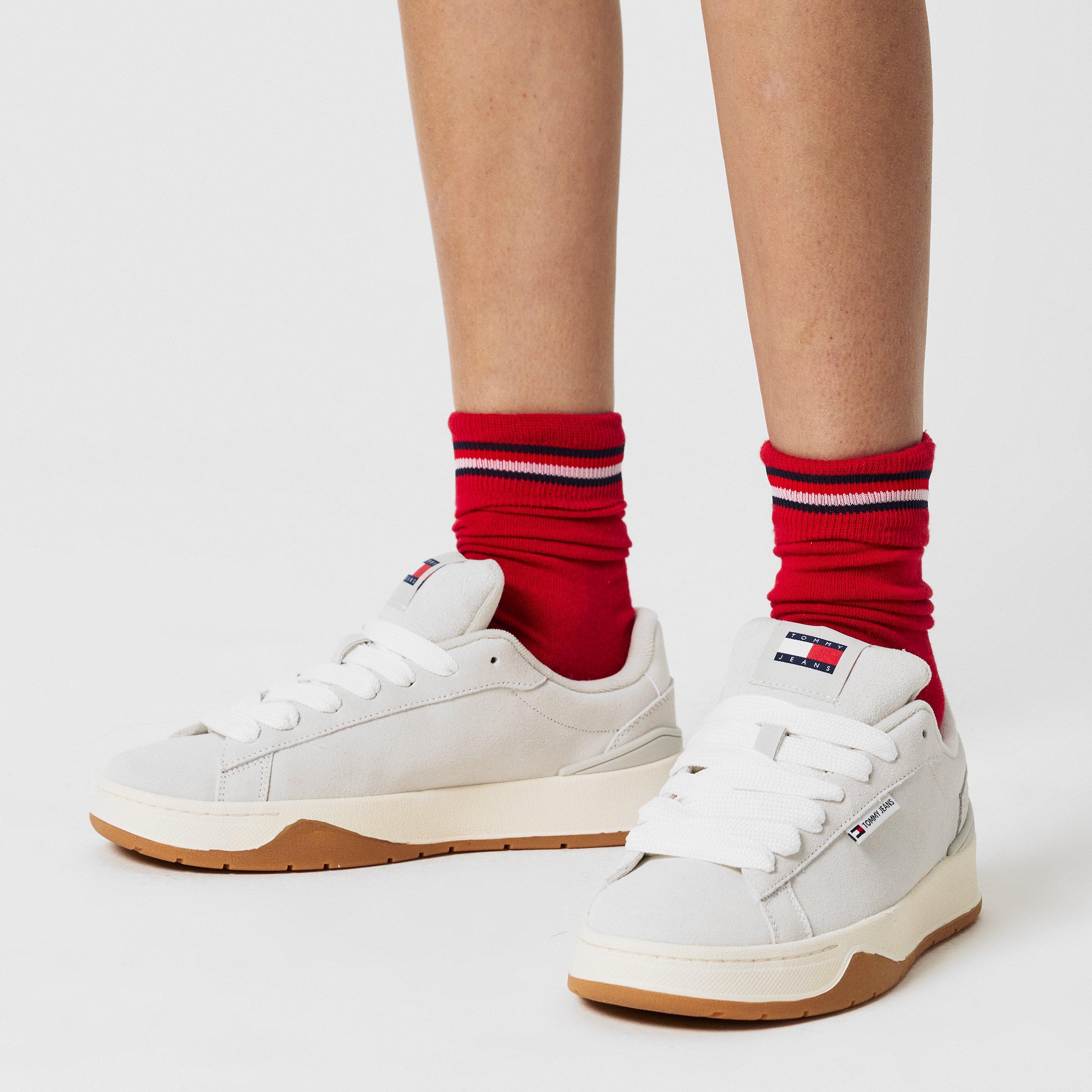 Stratusgrau - Tommy Jeans - Women's TJW Skate Low-Top Trainers - 3