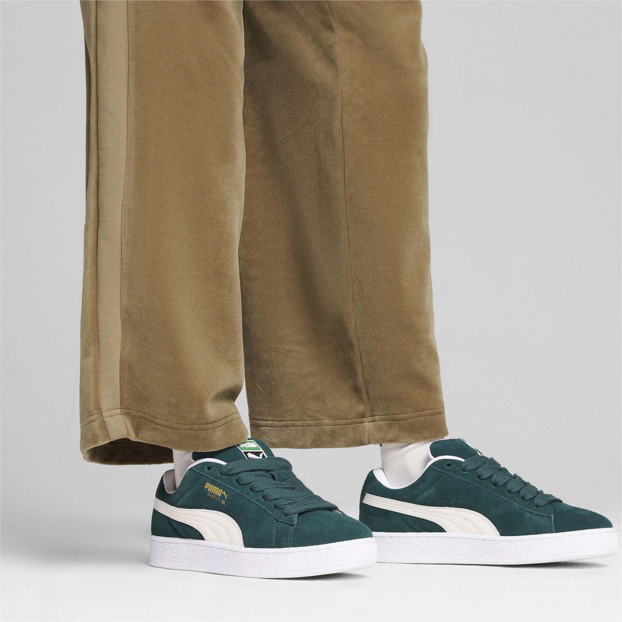 Green/White - Puma - PUMA Suede XL Womens Trainers - 7
