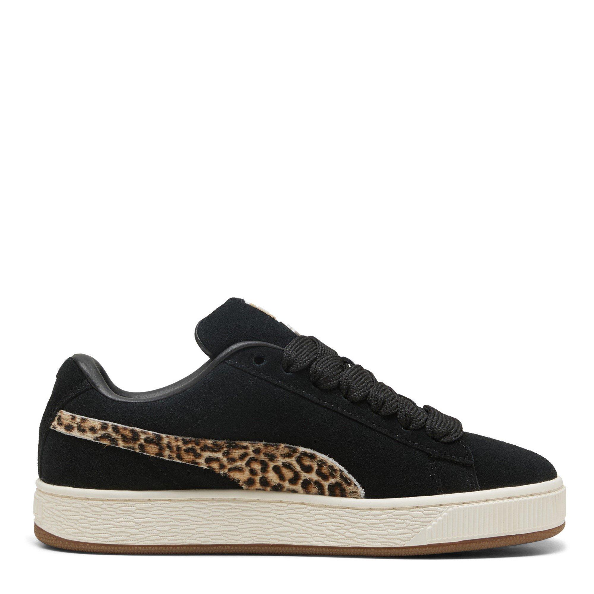 Black/Leopard - Puma - PUMA Suede XL Womens Trainers - 4
