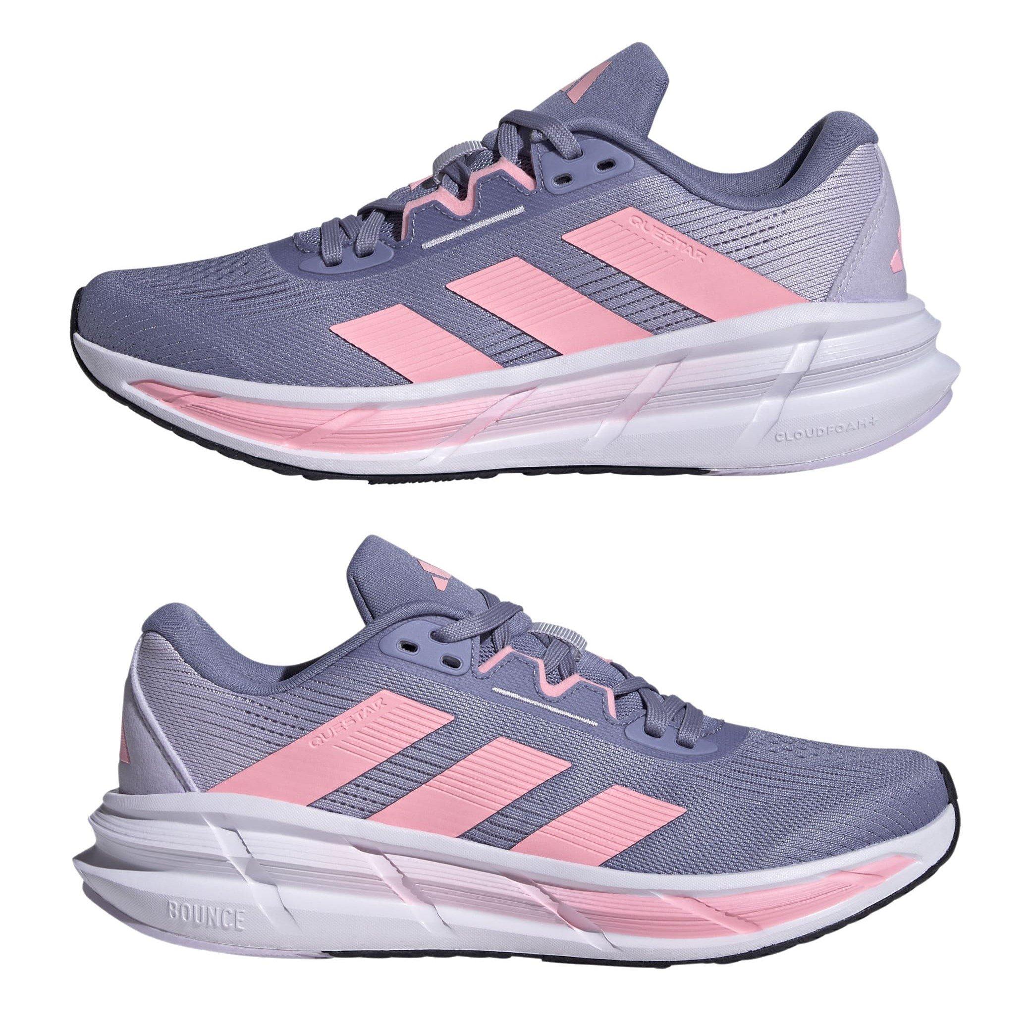 Silv/Pink Spark - adidas - adidas Questar 3 Womens Running Shoes - 9