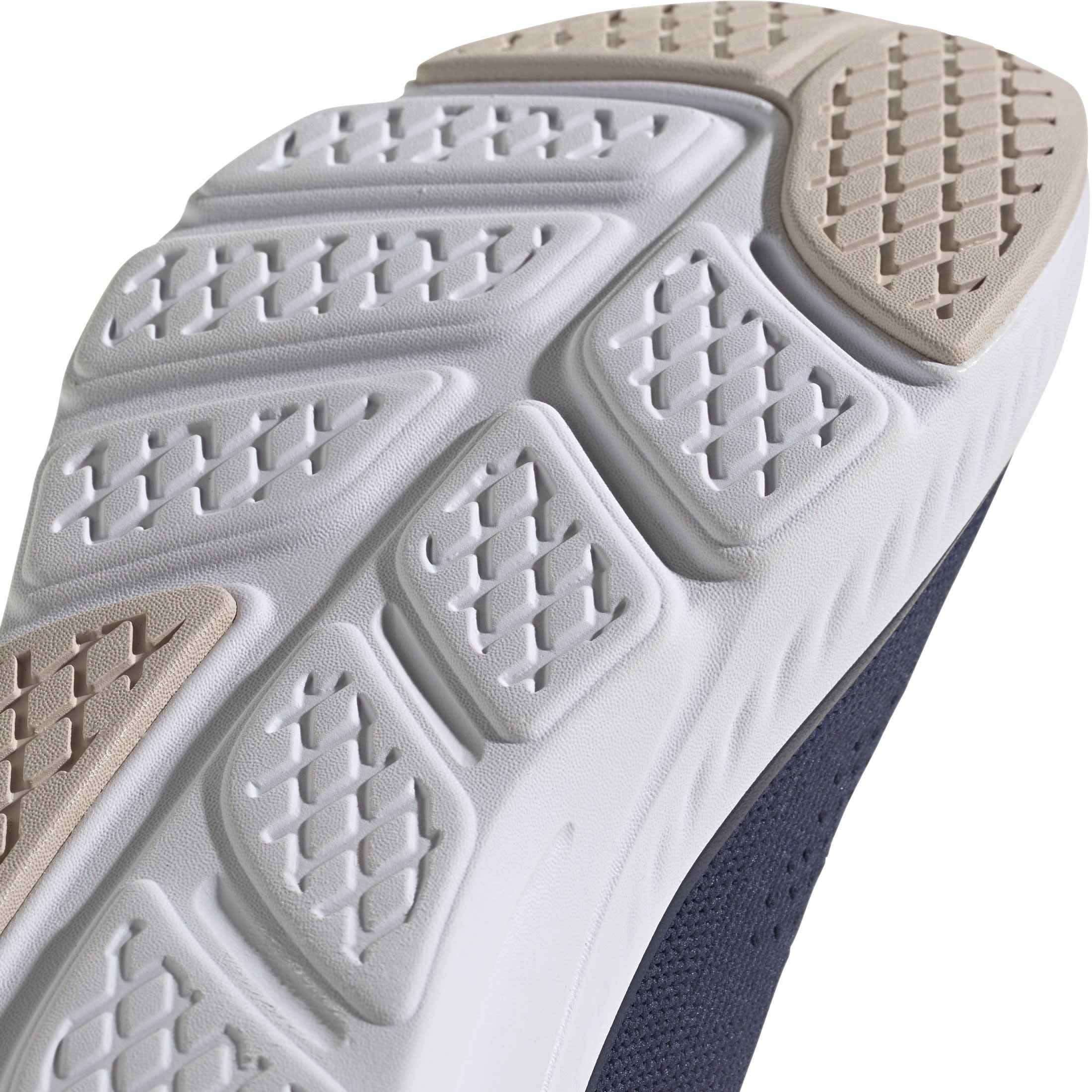 Blue/Wht/Lilac - adidas - Cloudfoam Go Womens Shoes - 7