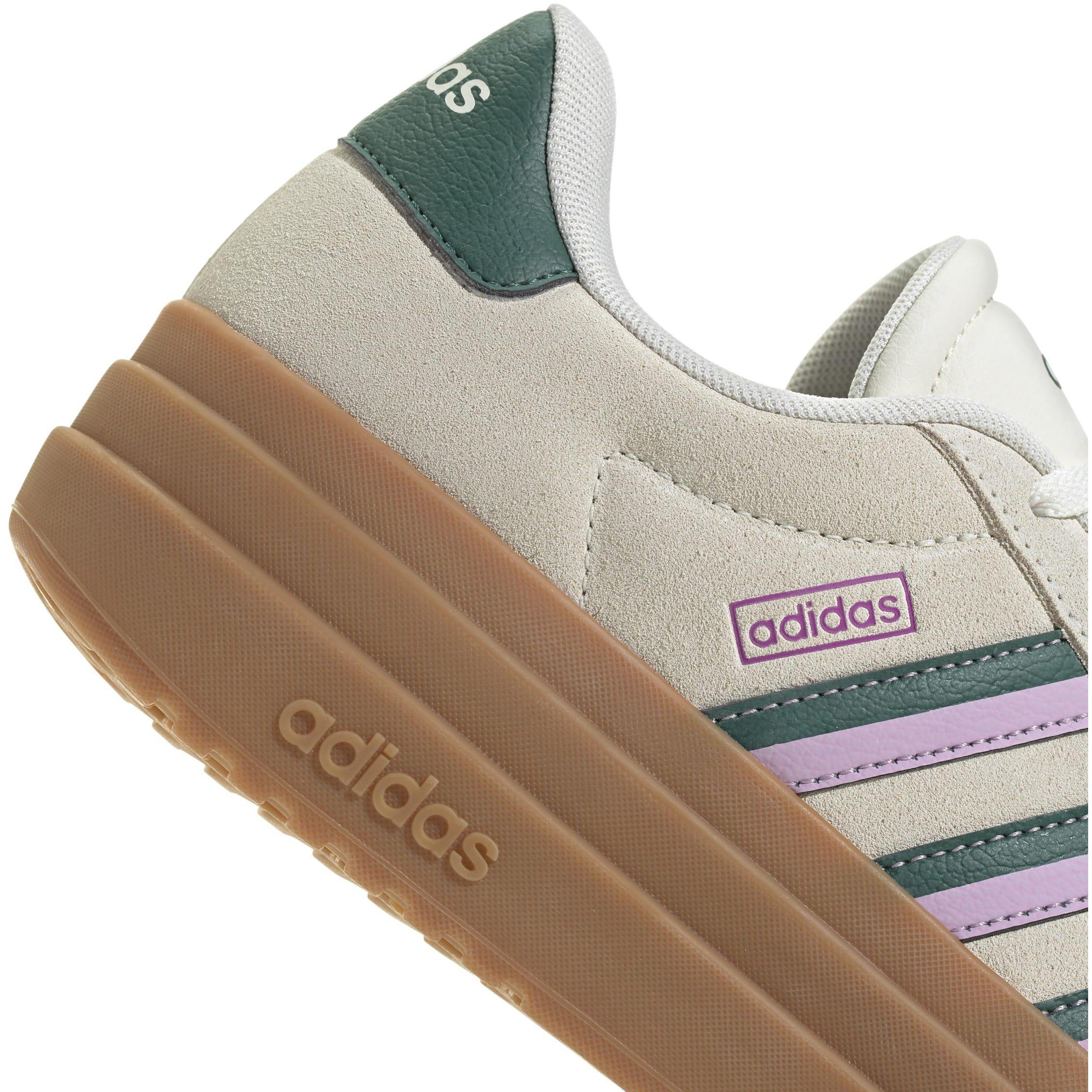 Off Wht/Green - adidas - VL Court Bold Womens Shoes - 7