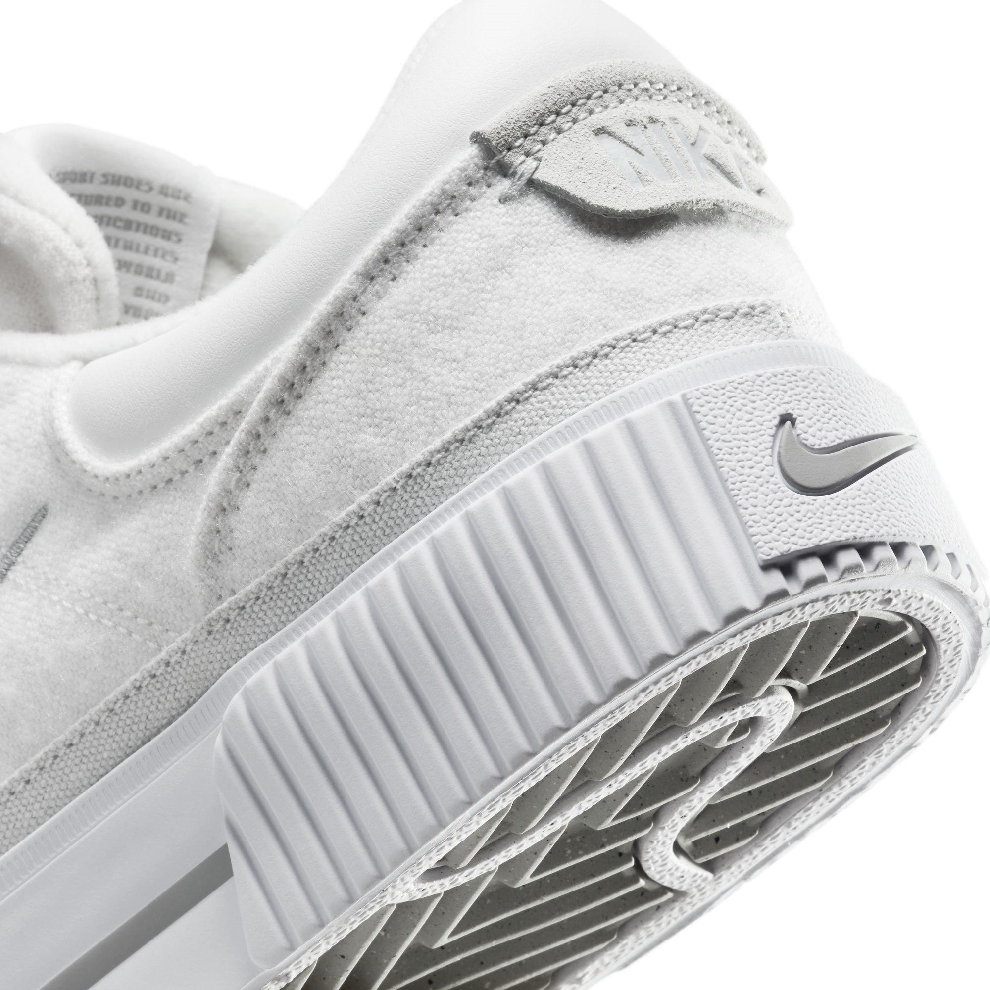 Wht/Gry-Phantom - Nike - Court Legacy Lift Womens Court Trainers - 8