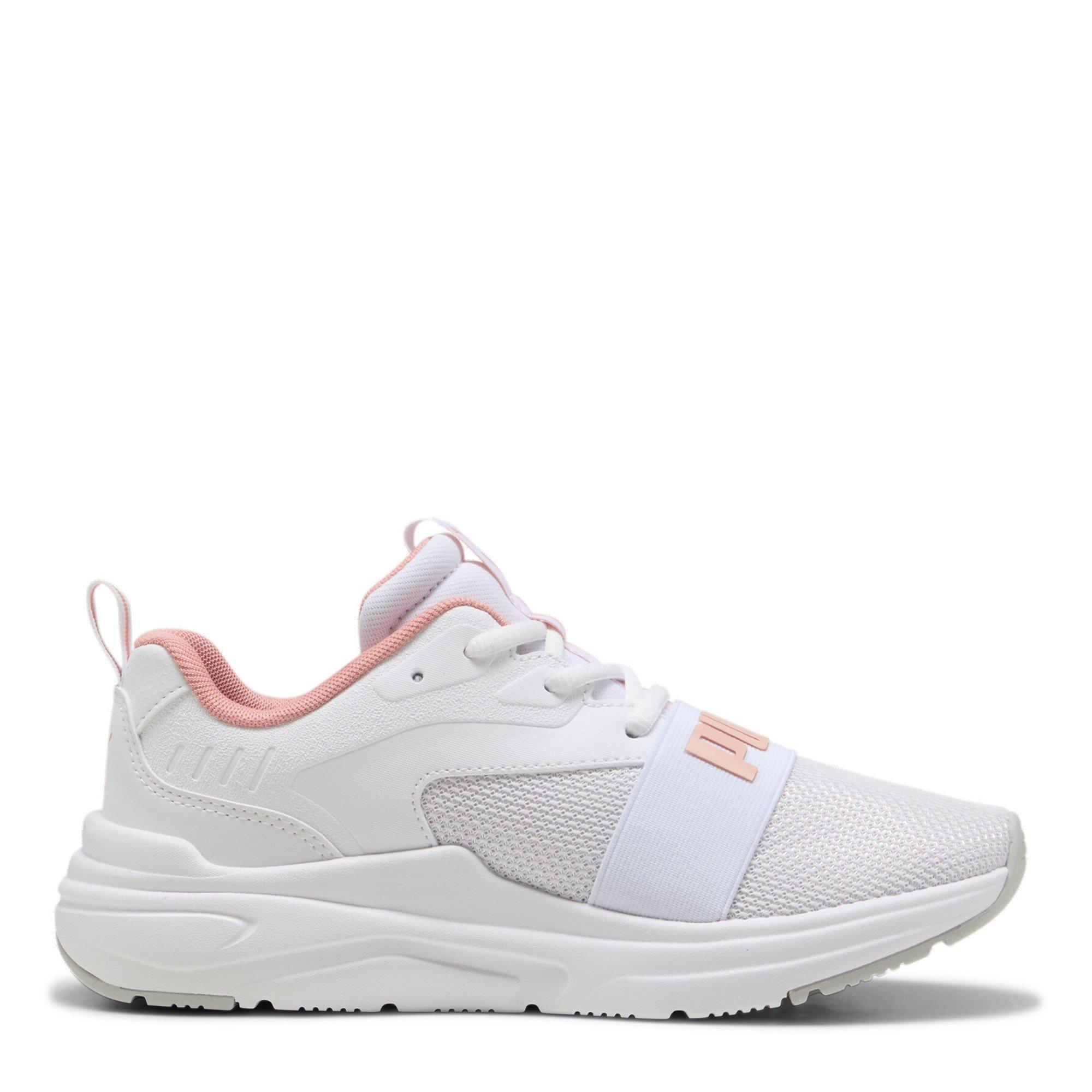 Wit/Roze - Puma - Women's Wired Low Top Runners - 4