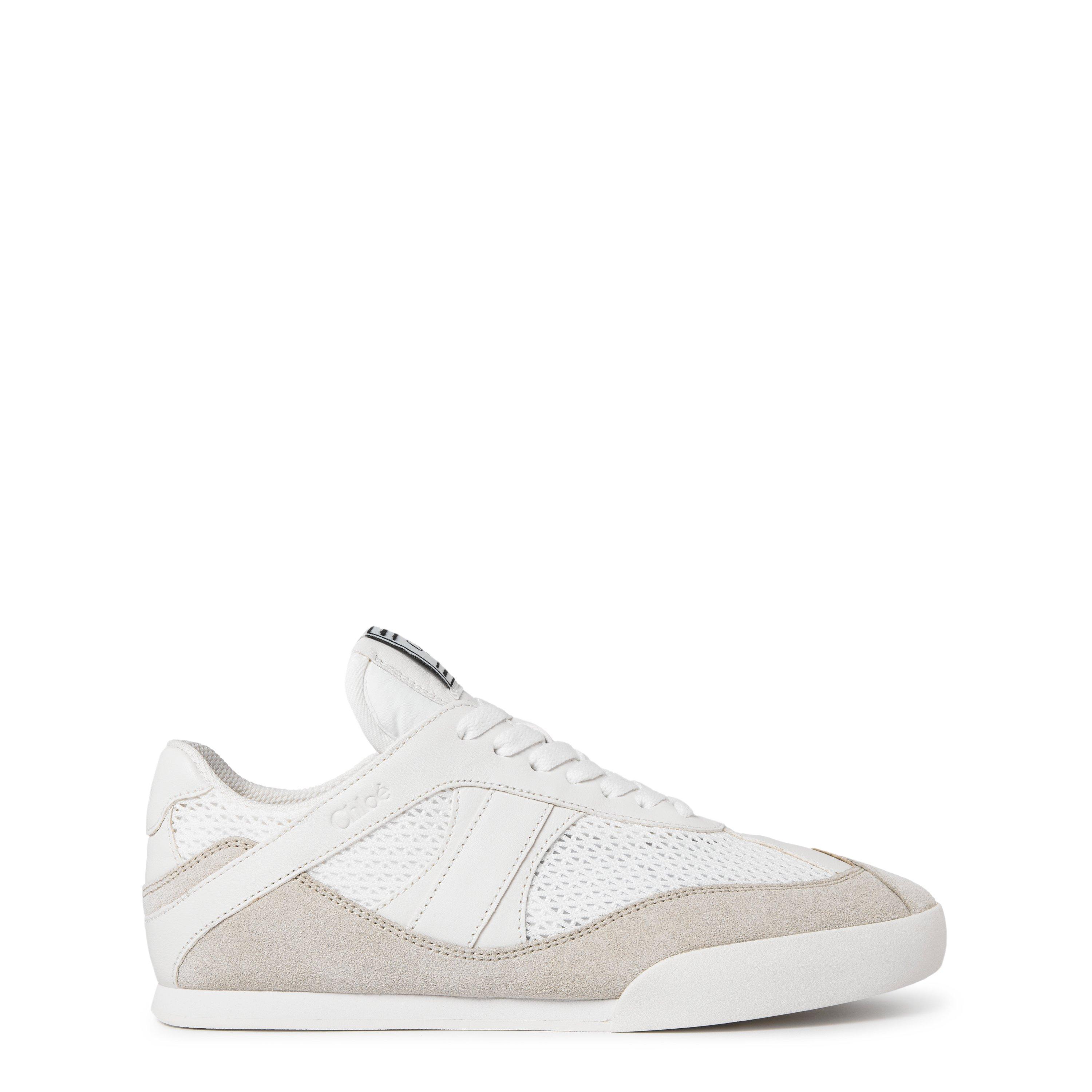 Chloe Kick Low Top Sneakers - Cloudy Cream - Size 5 (38)