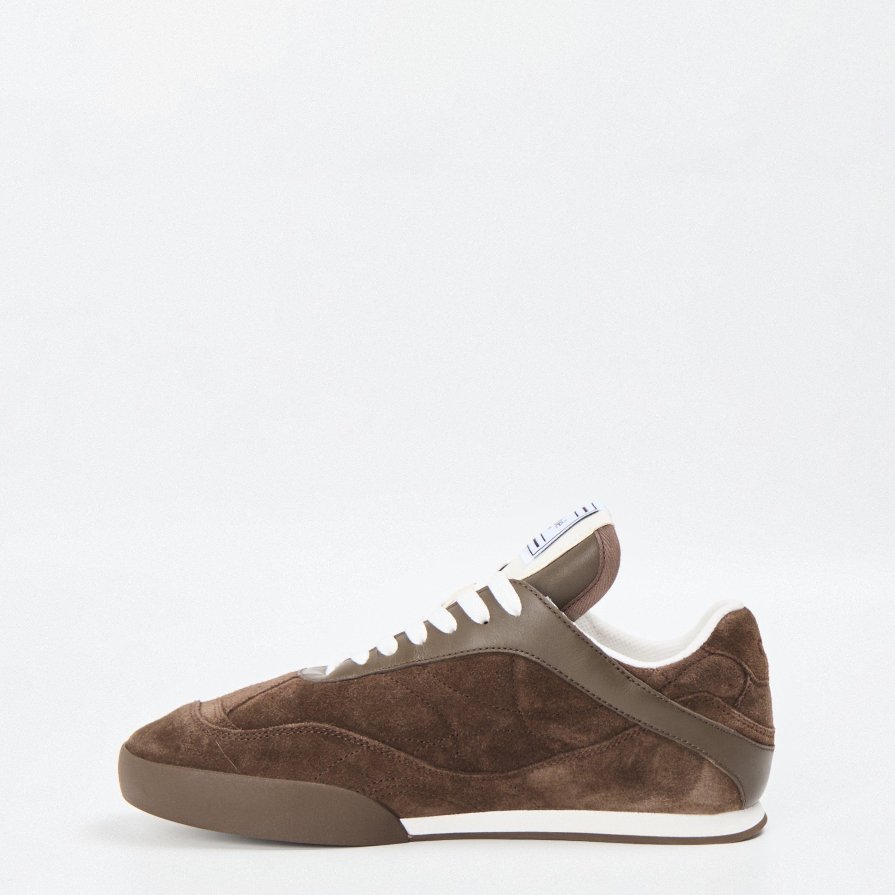 Chocolate Brown - Chloe - Kick Low Top Sneakers - 2