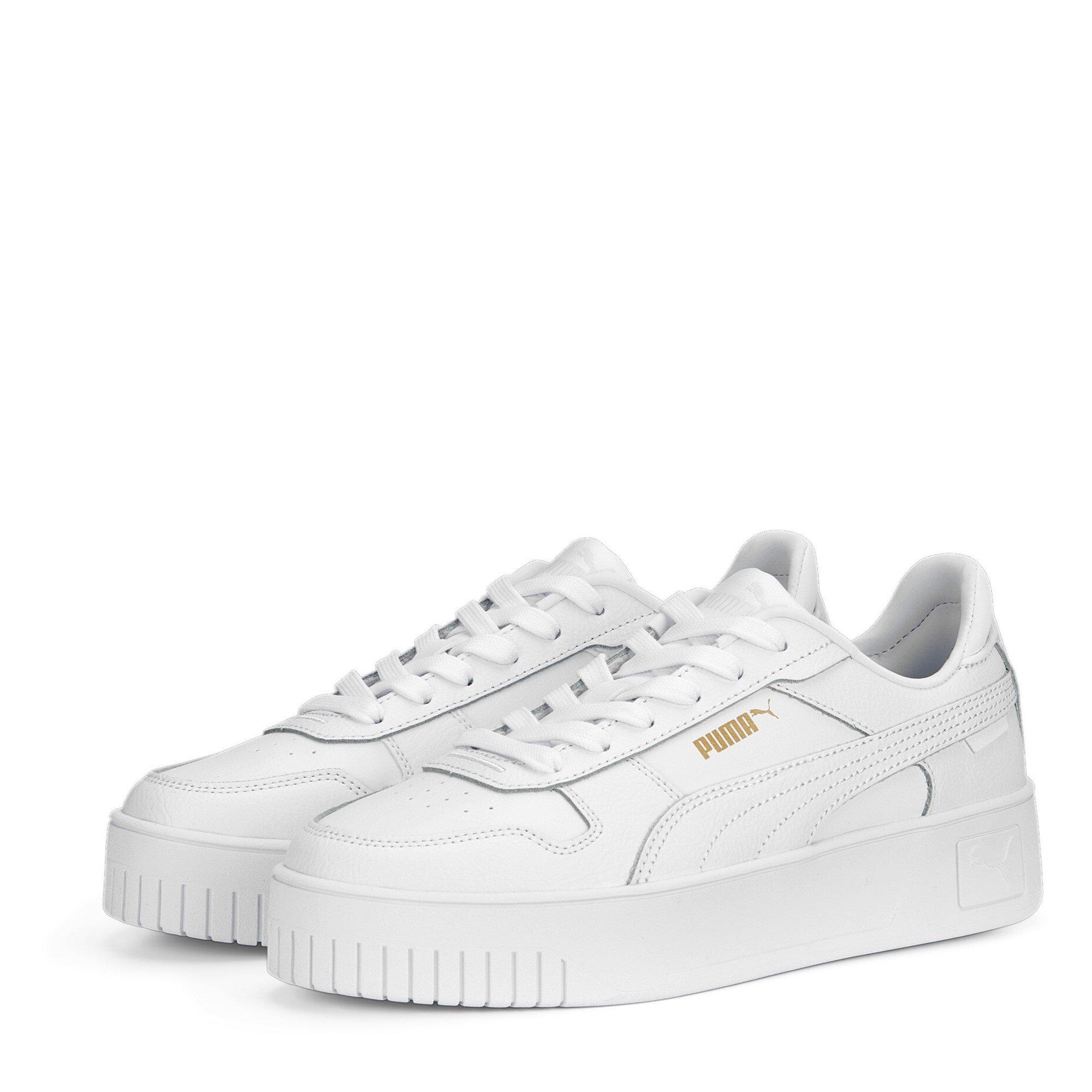 Wit - Puma - Womens Carina Street Low-Top Trainers - 1
