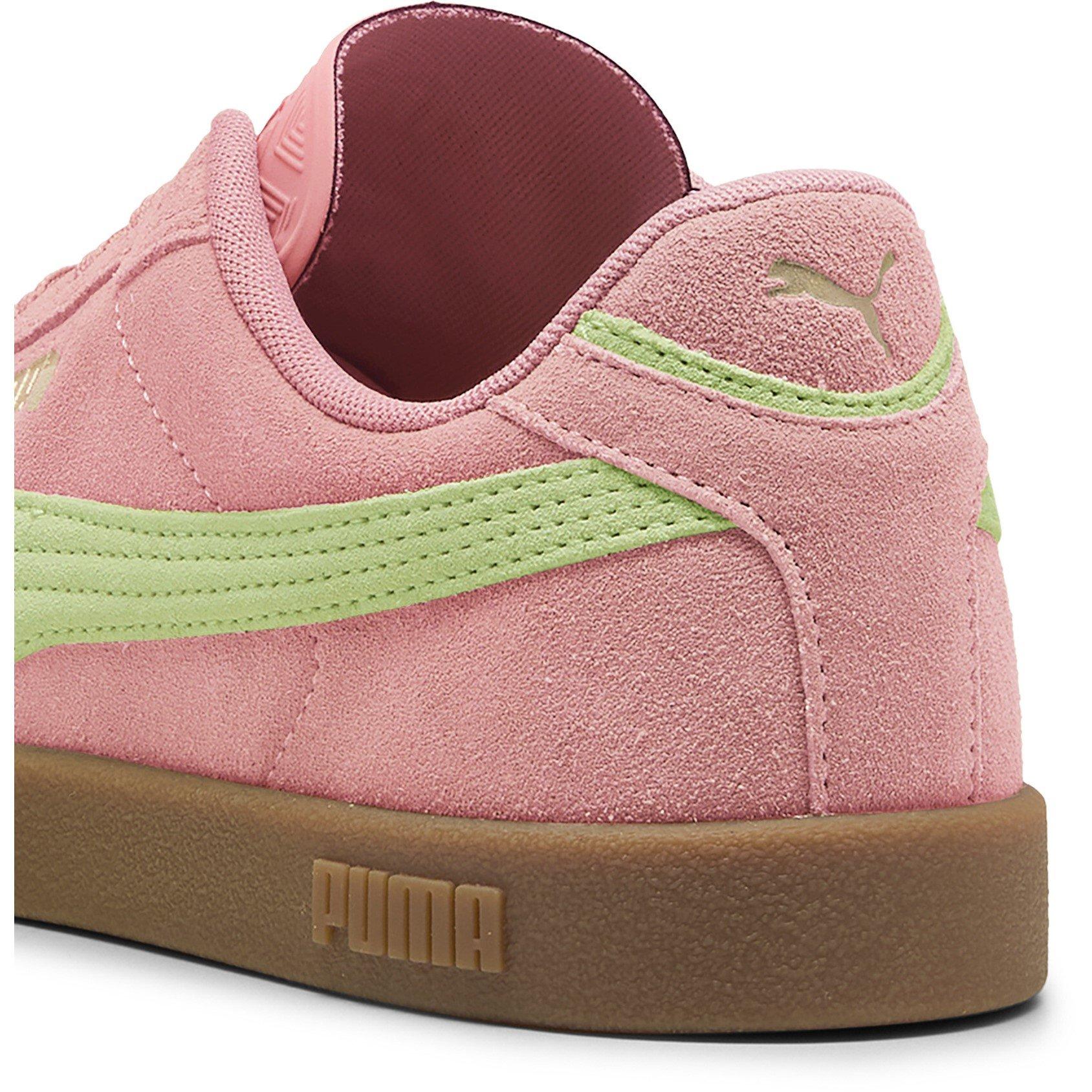 Pink/Gelb - Puma - Club II Era Suede Low-Top Trainers - 5