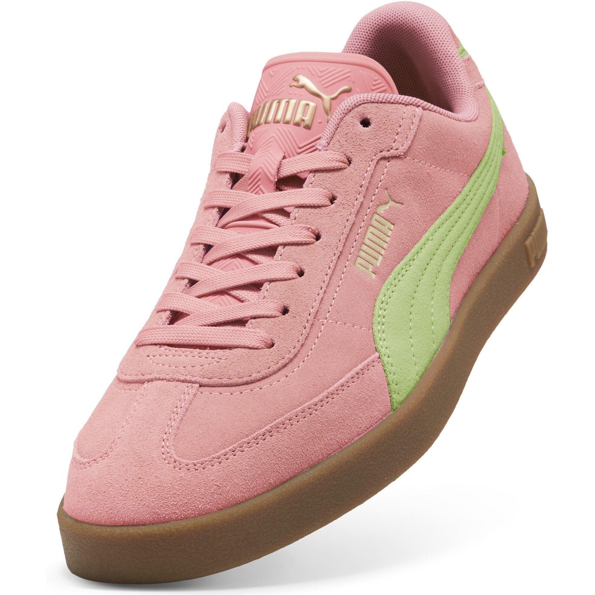 Pink/Gelb - Puma - Club II Era Suede Low-Top Trainers - 6