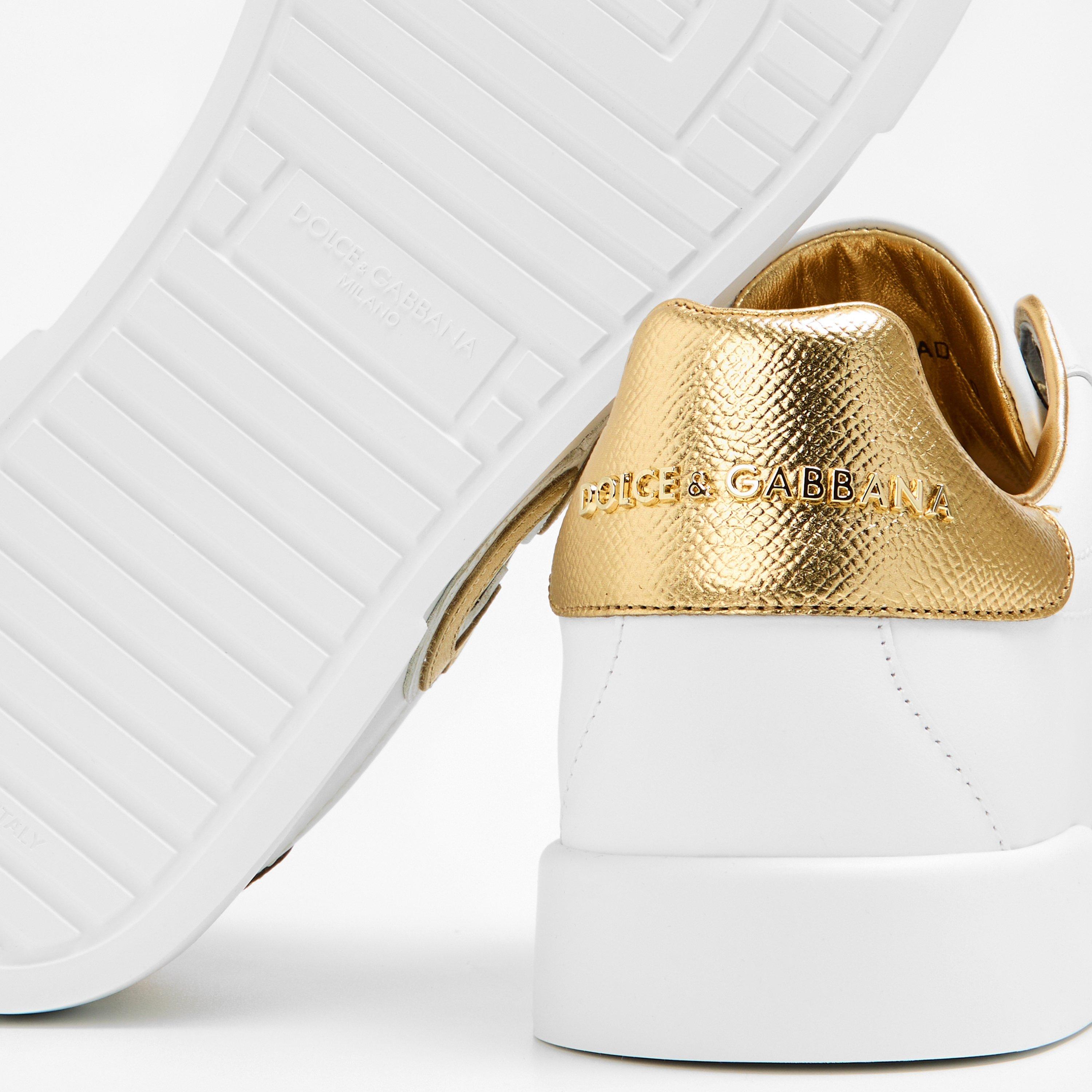 White Gold - Dolce and Gabbana - Logo Trainers - 4