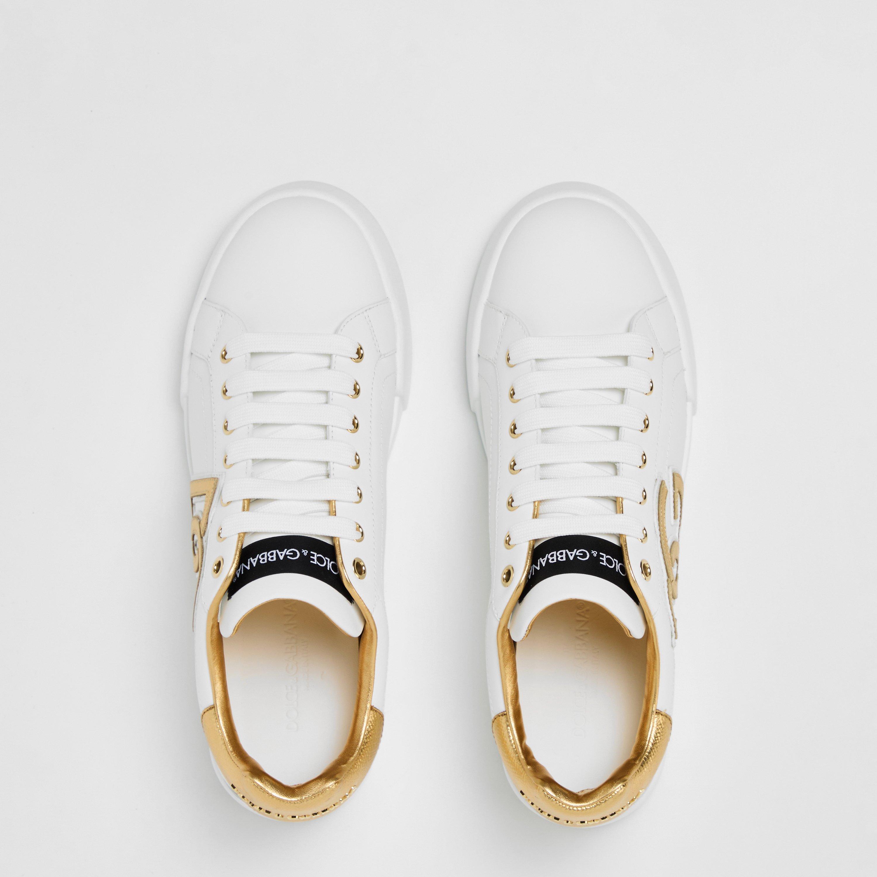 White Gold - Dolce and Gabbana - Logo Trainers - 5