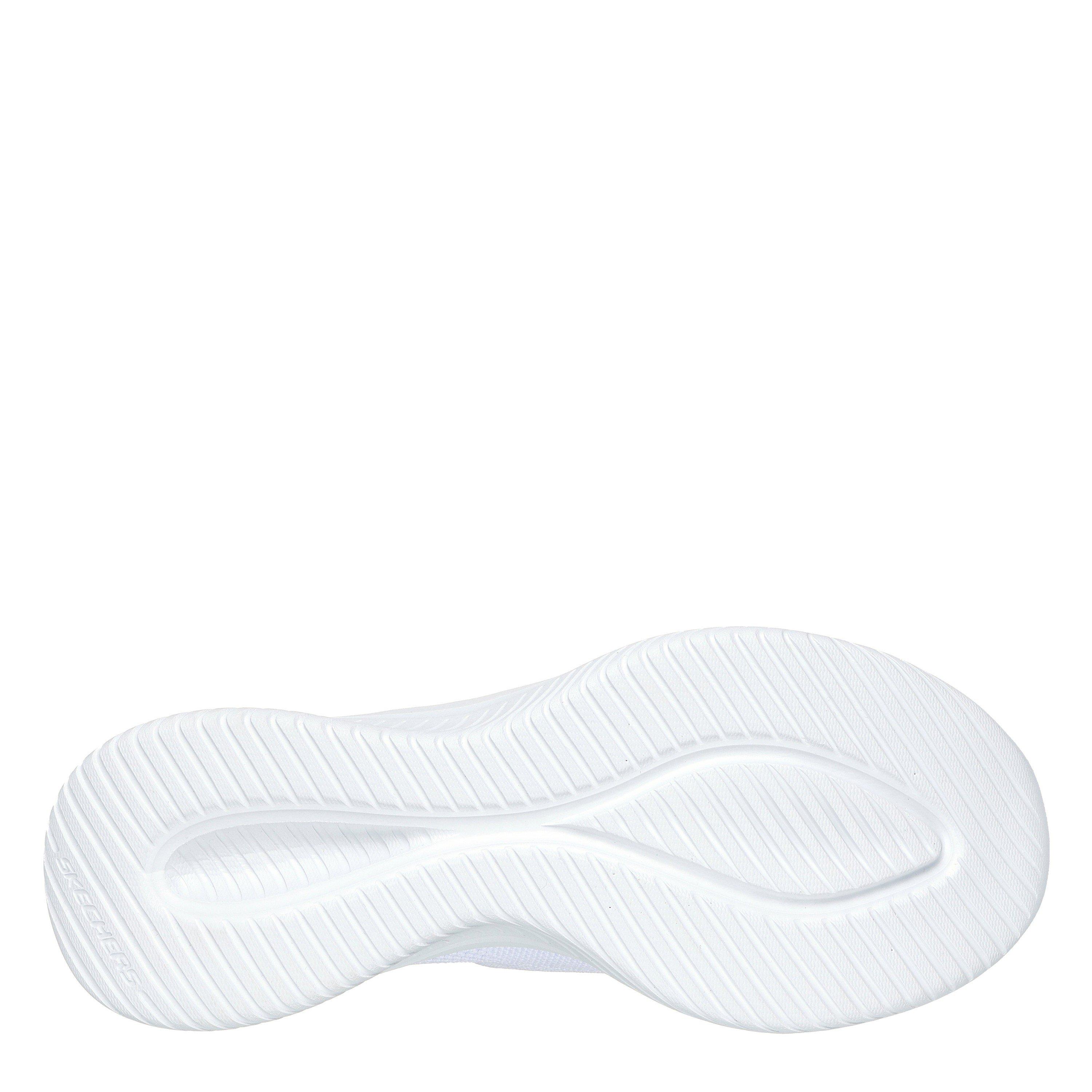 Wht/Lght Gry - Skechers - Women's Slip On Runners - 5