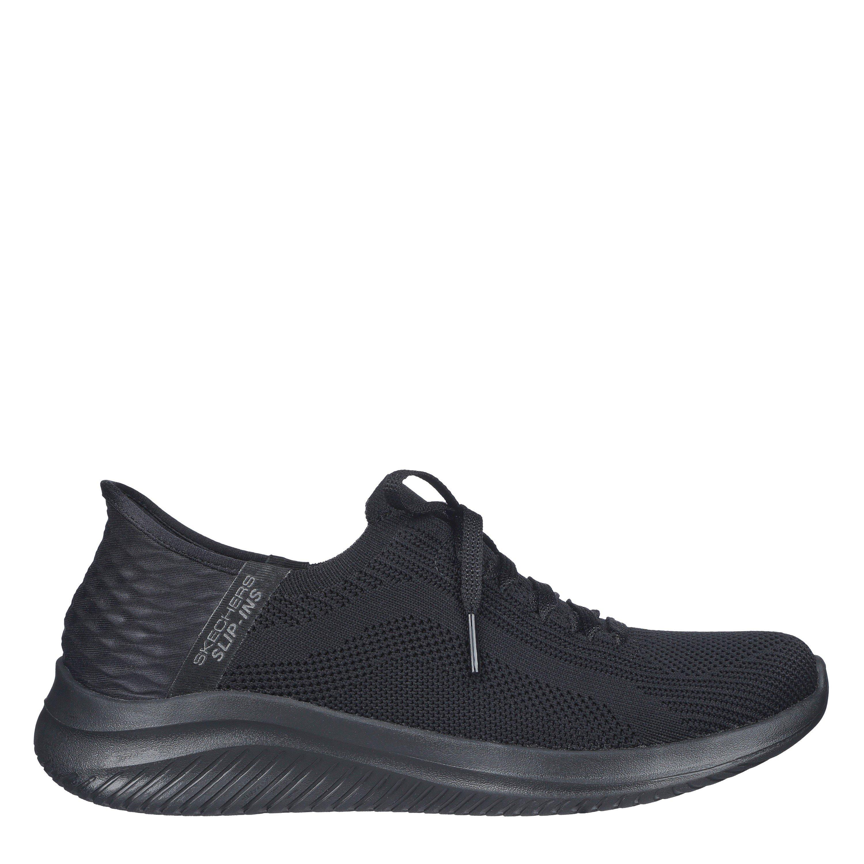 Skechers Women's Slip On Runners - Black - 6 (39)