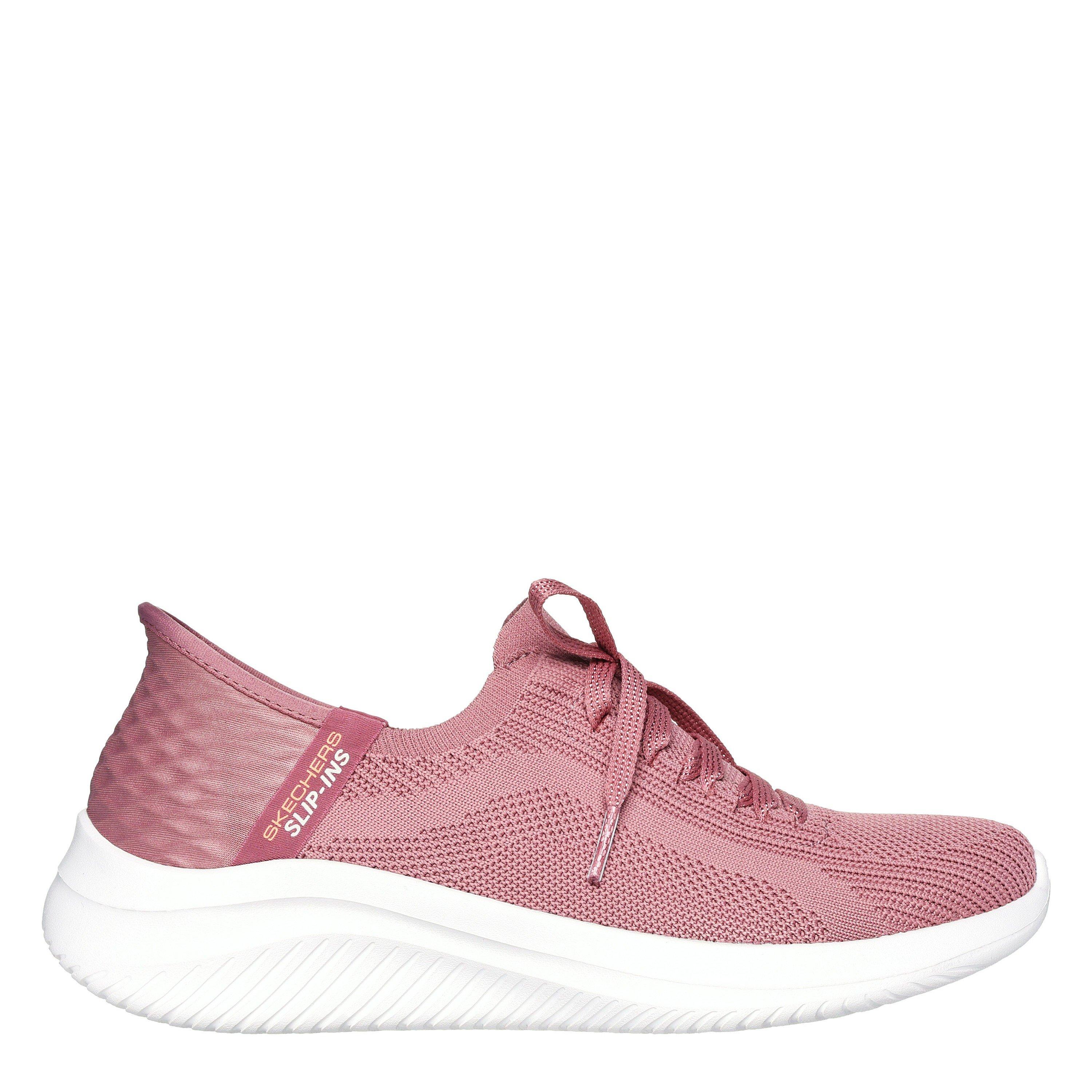Skechers Women's Slip On Runners - Mauve/Pink - 5 (38)