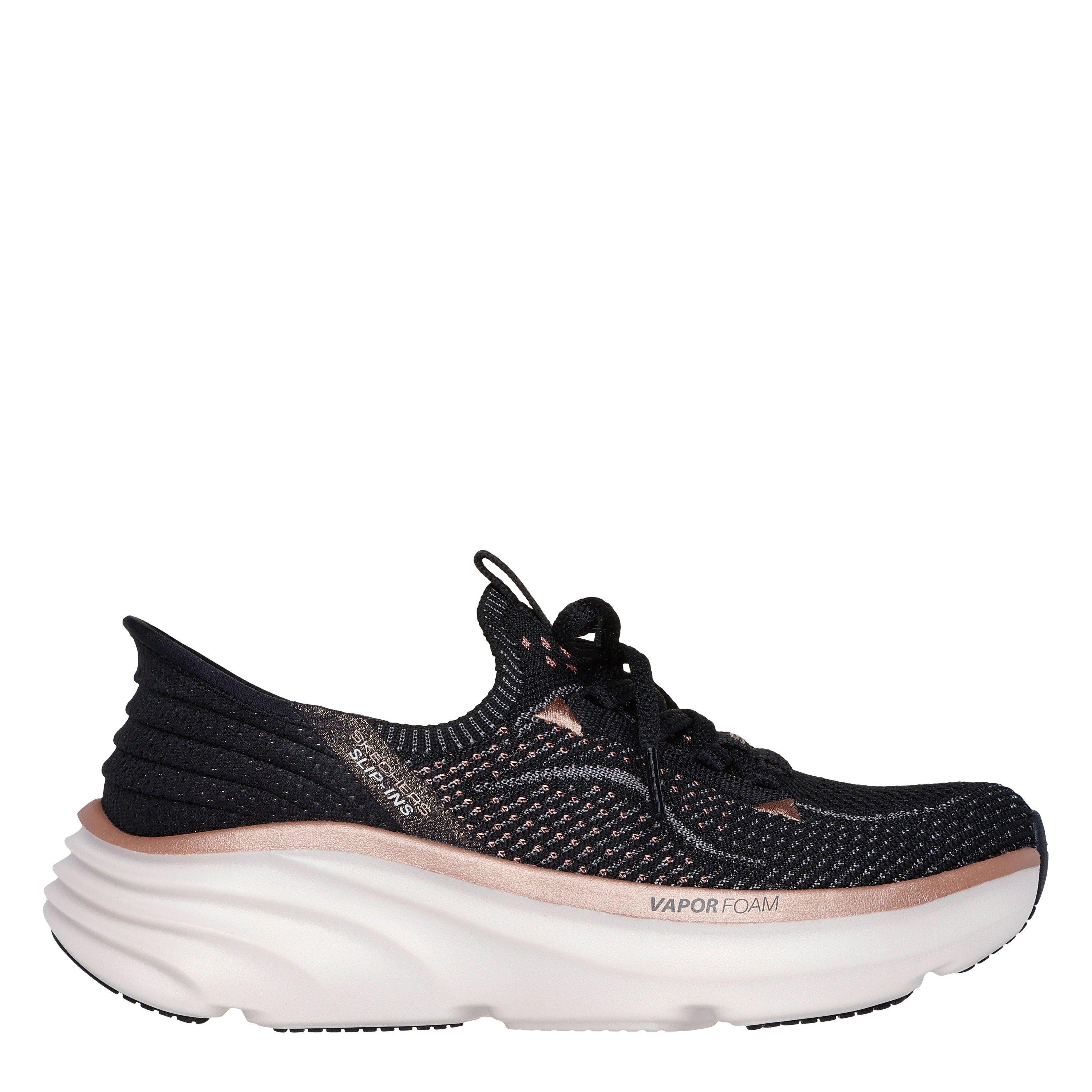 Skechers Women's D Lux Vapor Runners - Black/Rose Gold - 5 (38)