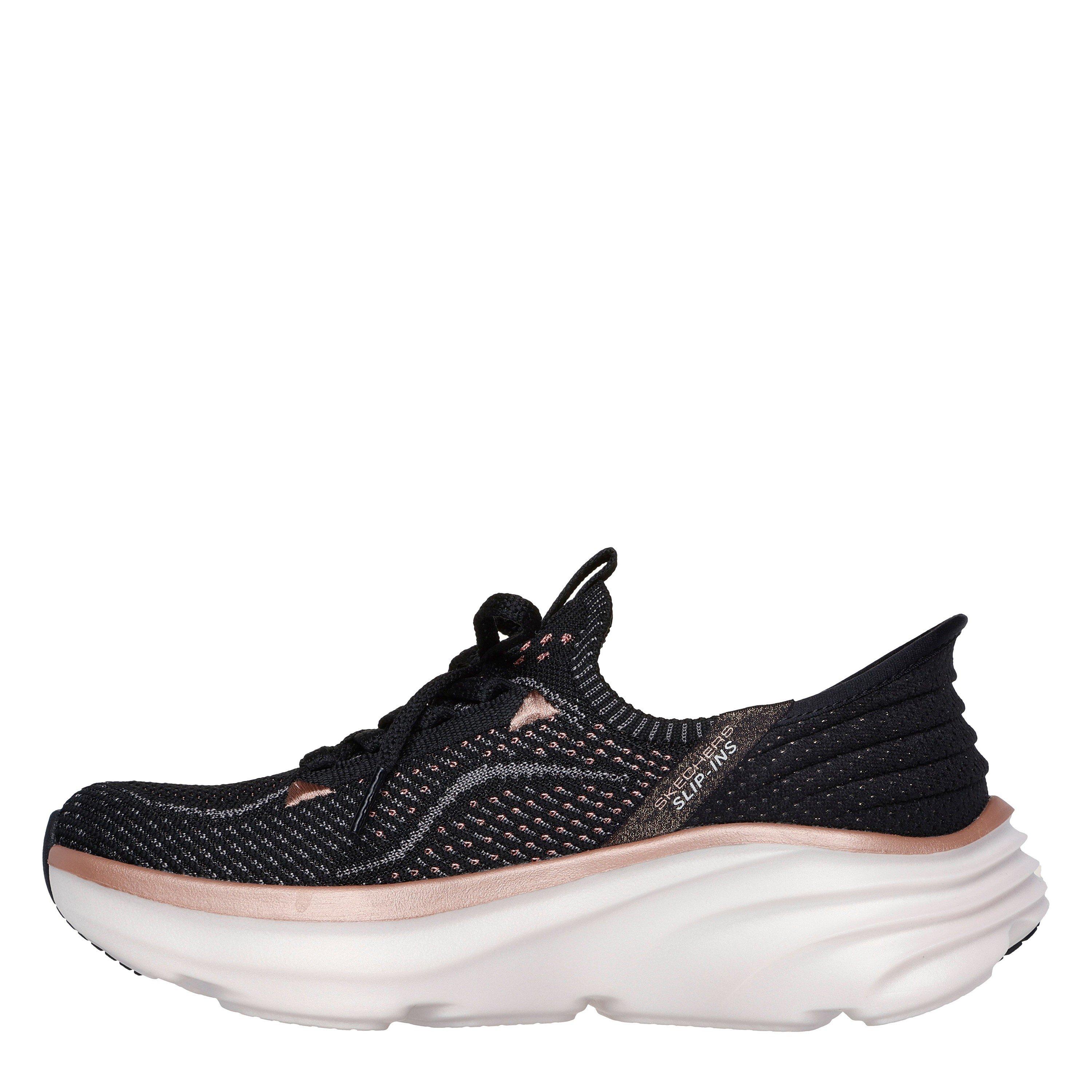 Noir/Or Rose - Skechers - Women's D Lux Vapor Runners - 2