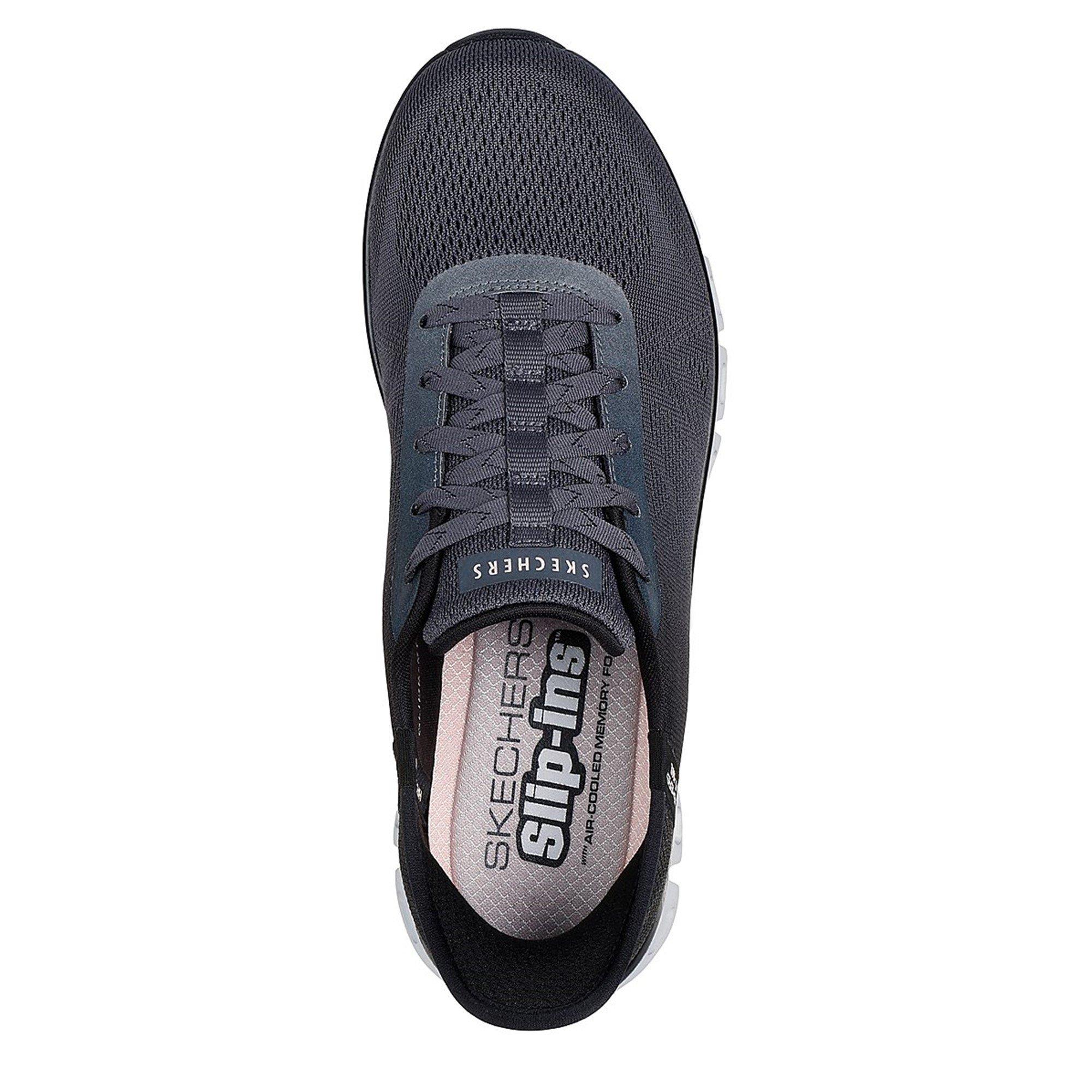 Black/Charcoal - Skechers - Glide Step Excite Runners - 5