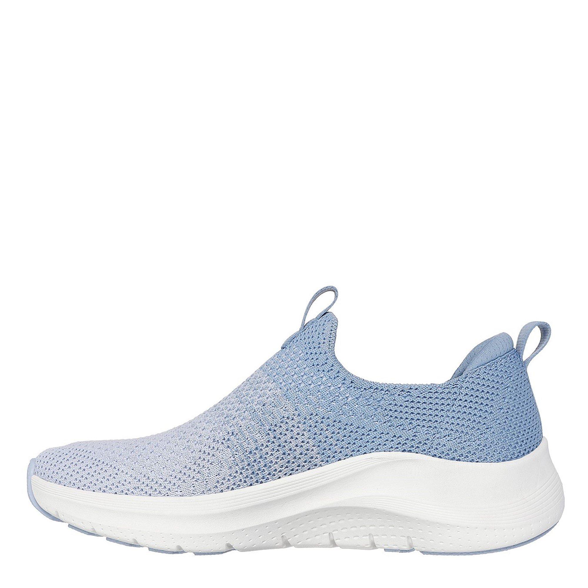 Azul/Branco - Skechers - Arch Fit Slip On Trainers - 2