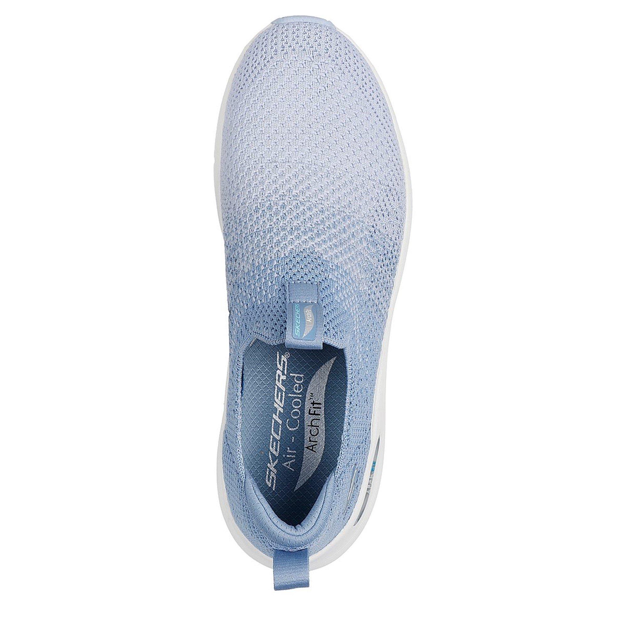 Azul/Branco - Skechers - Arch Fit Slip On Trainers - 5